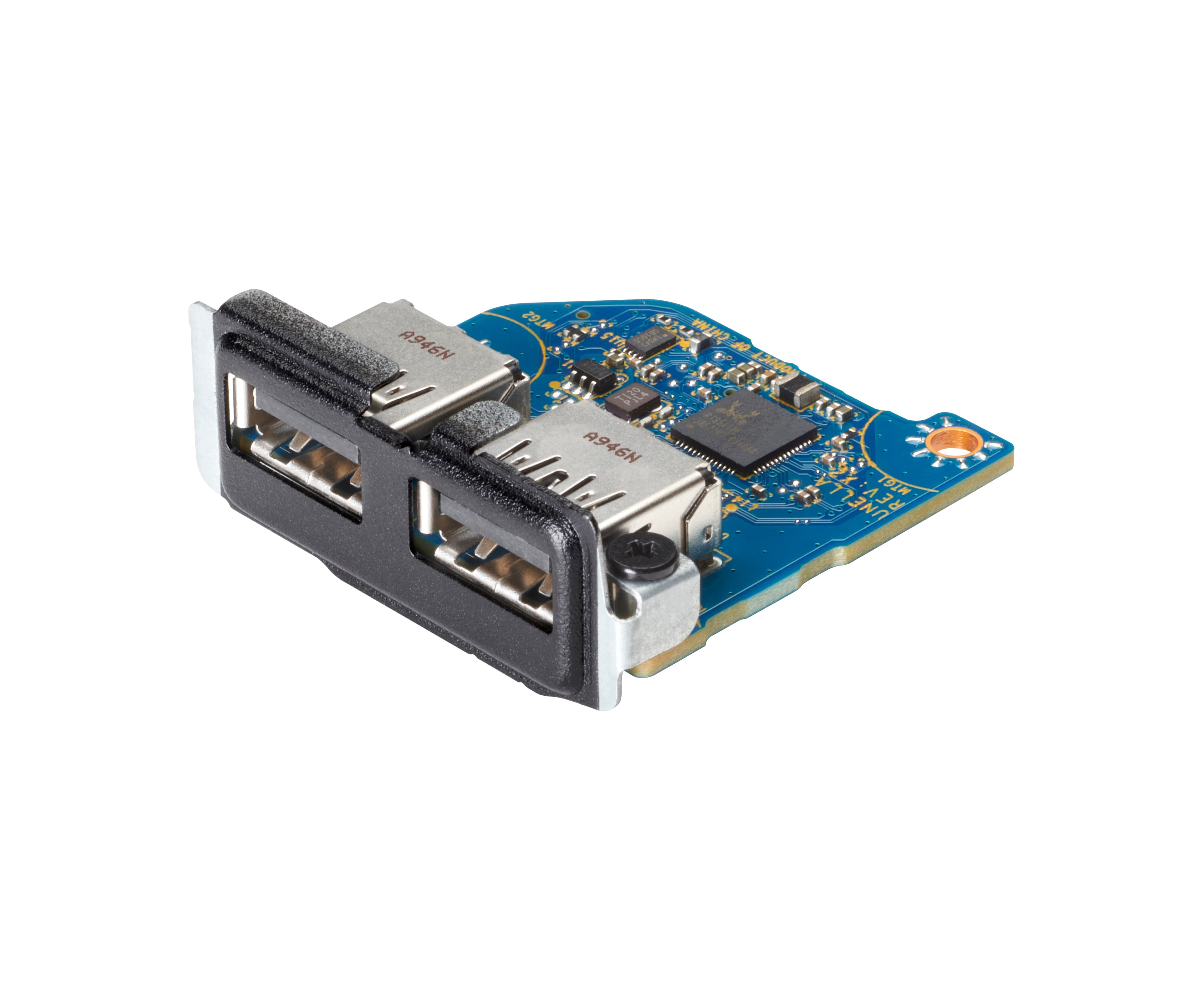 HP FLEX IO V2 CARD - 2 X PORT USB 3.1 GEN1 - POUR ELITEDESK 800 G6, 805 G6, PRODESK 400 G6 (MINI DESKTOP), 400 G7, 405 G6, 600 G6, WORKSTATION Z1 G6 ENTRY