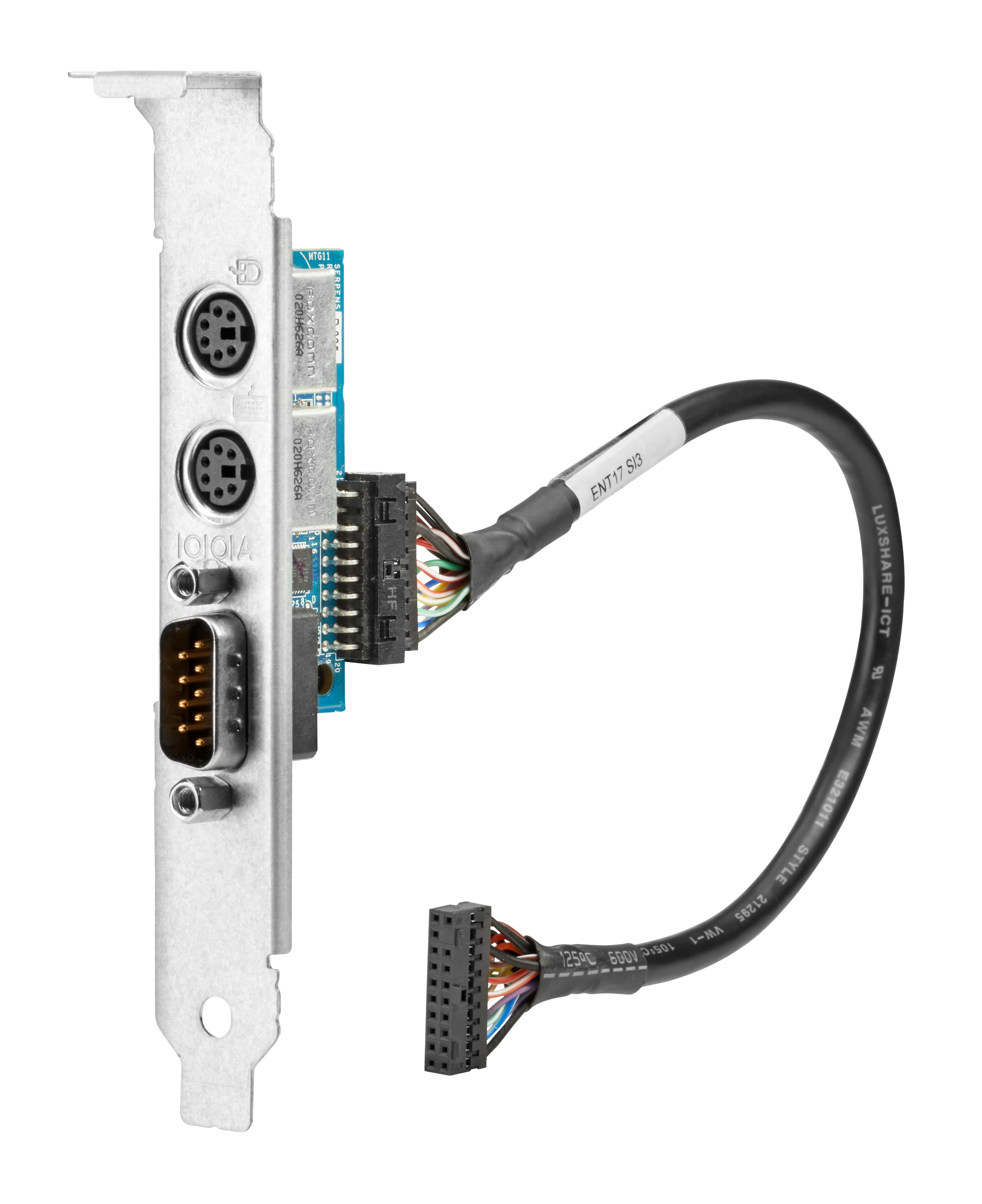 HP - ADAPTATEUR SÉRIE/PS/2 - PCIE - SÉRIE X 1 + CLAVIER PS/2 X 1 + SOURIS PS/2 X 1 - POUR HP Z1 G8, ELITEDESK 800 G3, 80X G6, 80X G8, PRODESK 405 G6, WORKSTATION Z1 G5, Z1 G6