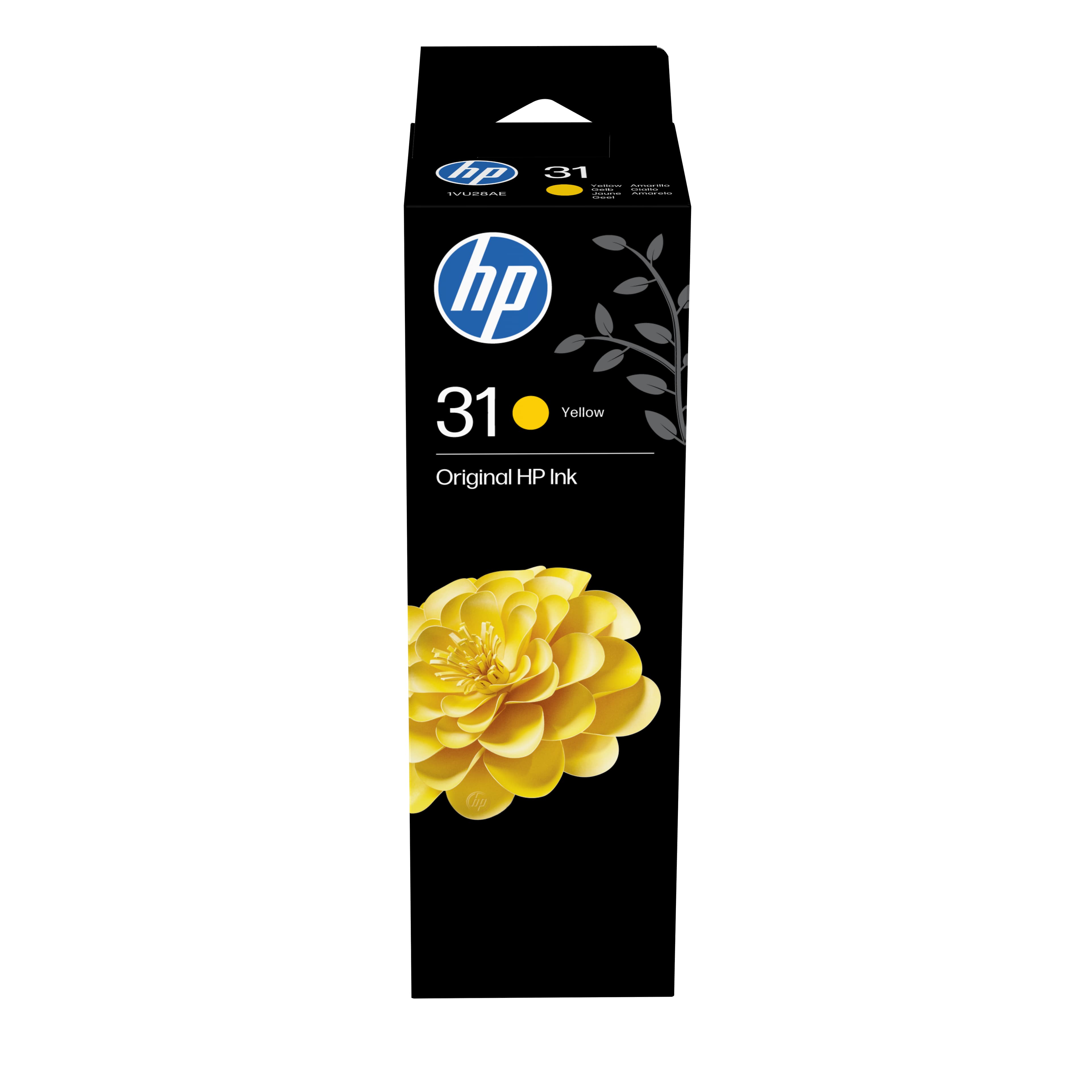 HP 31 - 70 ML - JAUNE - ORIGINAL - RECHARGE D'ENCRE - POUR SMART TANK 5105, 67X, 70XX, 73XX, 750, 76XX, SMART TANK PLUS 55X, 570, 655