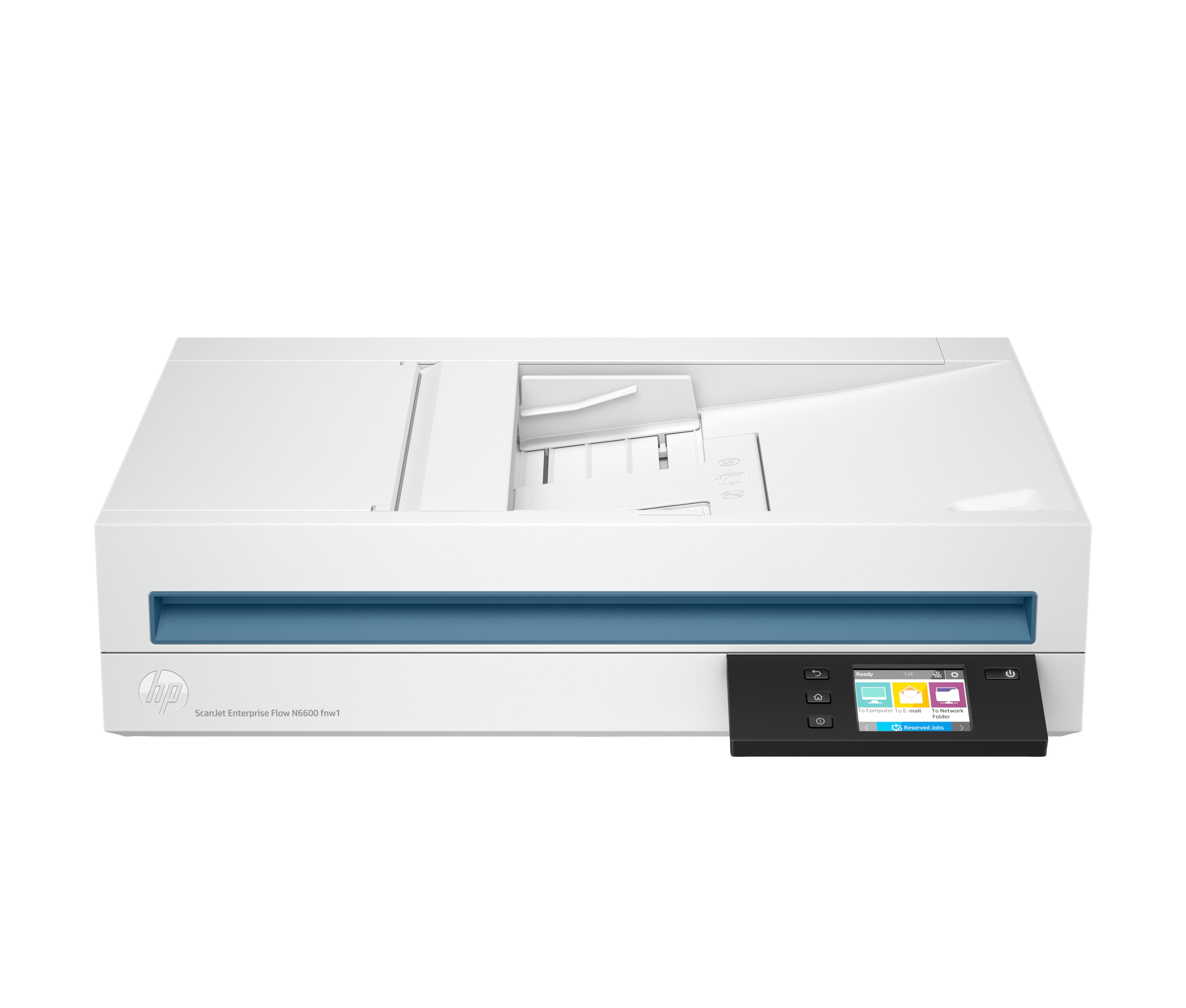 HP SCANJET ENTERPRISE FLOW N6600 FNW1 - SCANNER DE DOCUMENTS - CAPTEUR D'IMAGES DE CONTACT (CIS) - RECTO-VERSO - A4/LEGAL - 600 DPI X 600 DPI - JUSQU'À 50 PPM (MONO) / JUSQU'À 50 PPM (COULEUR) - CHARGEUR AUTOMATIQUE DE DOCUMENTS (100 FEUILLES) - JUSQU'À 8