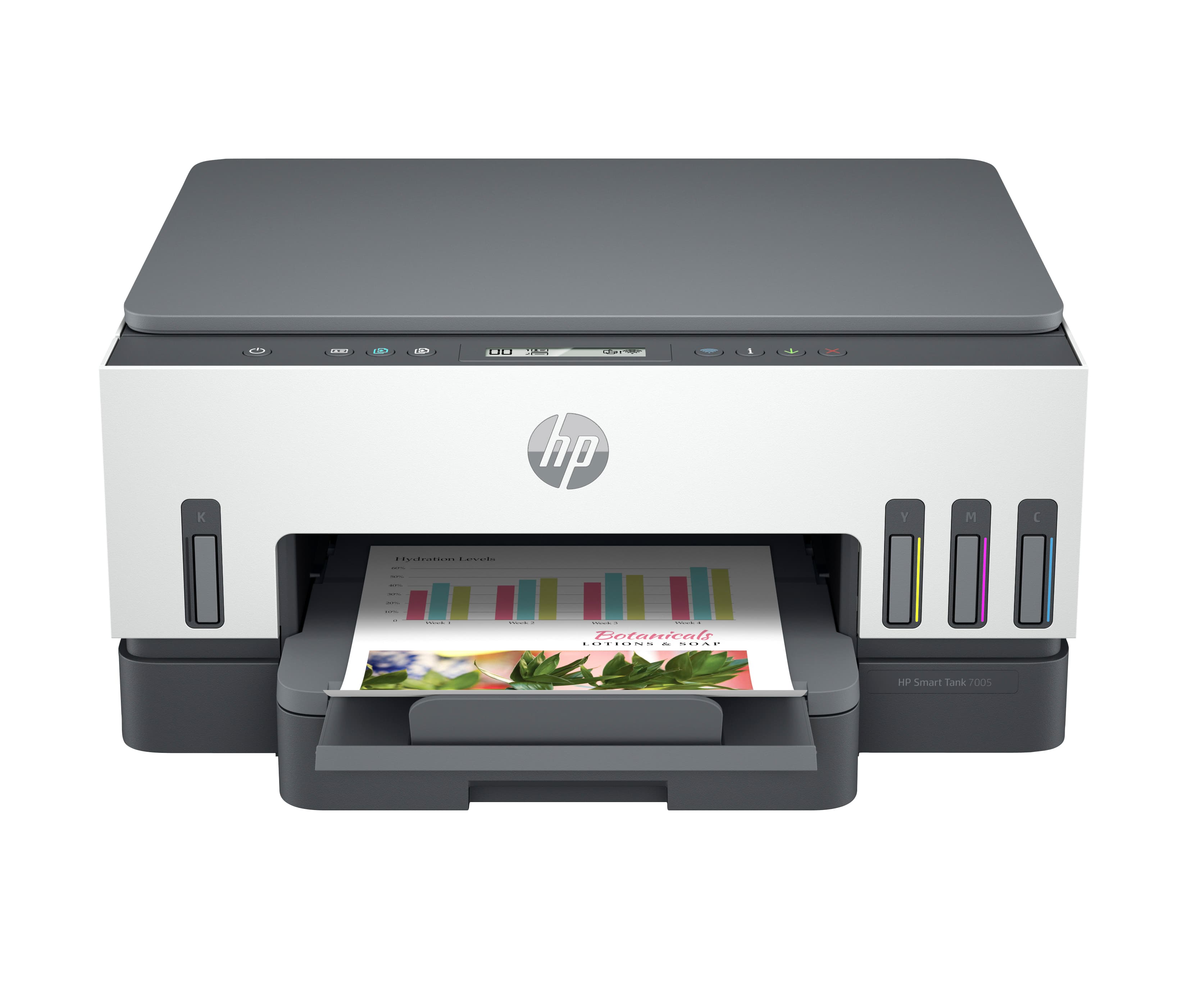 HP SMART TANK 7005 ALL-IN-ONE - IMPRIMANTE MULTIFONCTIONS - COULEUR - JET D'ENCRE - RECHARGEABLE - LETTER A (216 X 279 MM)/A4 (210 X 297 MM) (ORIGINAL) - A4/LEGAL (SUPPORT) - JUSQU'À 15 PPM (IMPRESSION) - 250 FEUILLES - USB 2.0, WI-FI(AC), BLUETOOTH