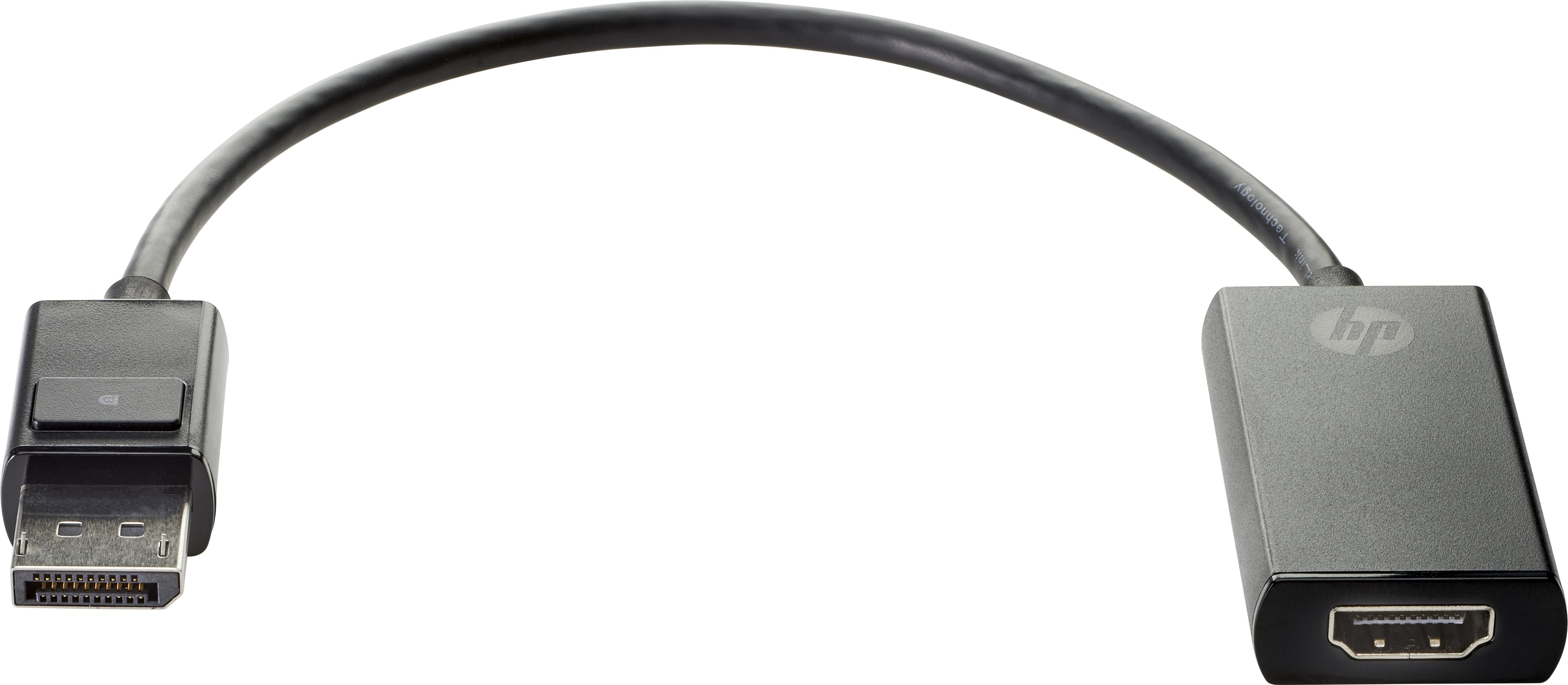 HP - ADAPTATEUR VIDÉO - DISPLAYPORT MÂLE POUR HDMI FEMELLE - SUPPORT 4K - POUR ELITE T655, PRO T550, WORKSTATION Z4 G5, Z6 G5
