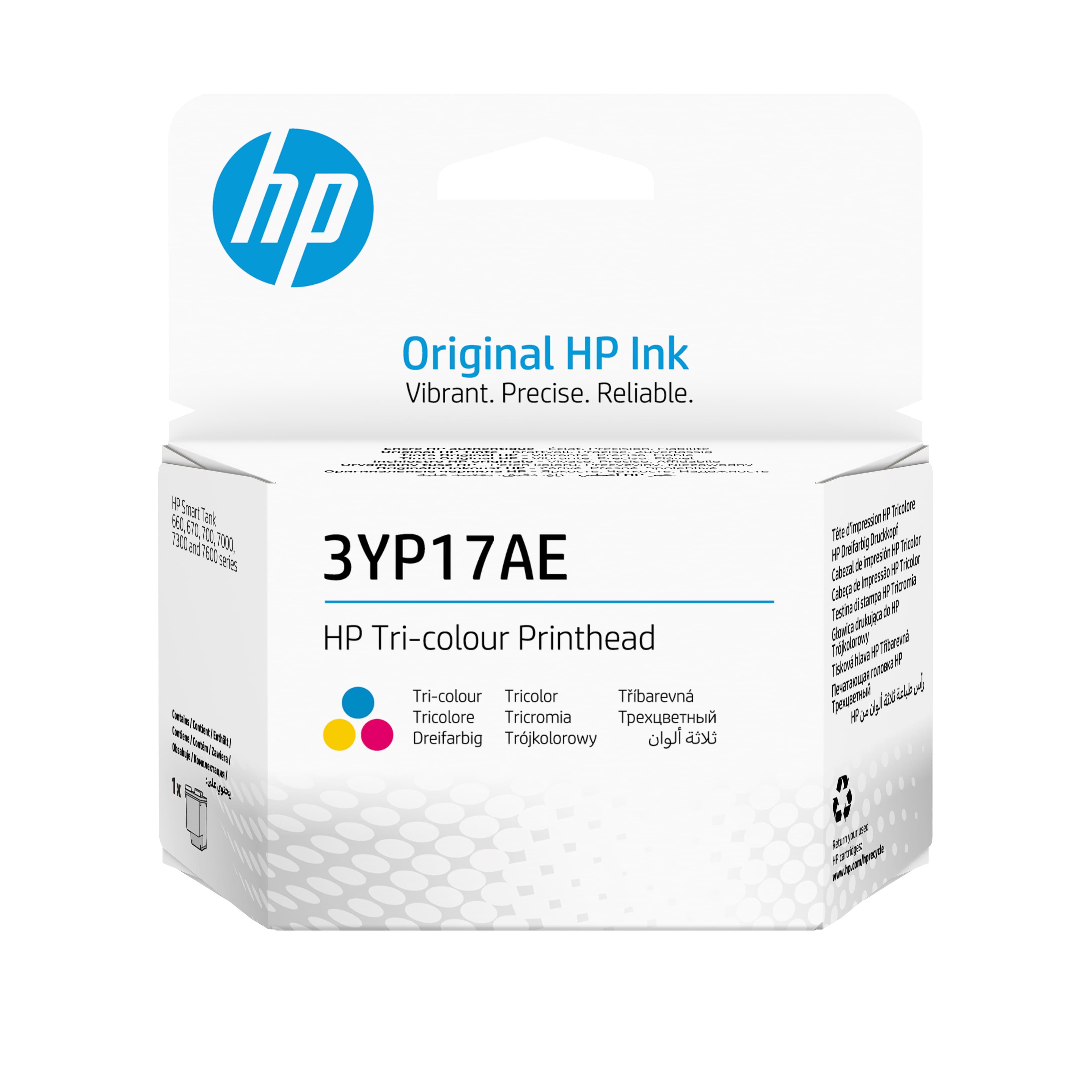 HP - TRICOLORE - TÊTE D'IMPRESSION - POUR SMART TANK 670, 675