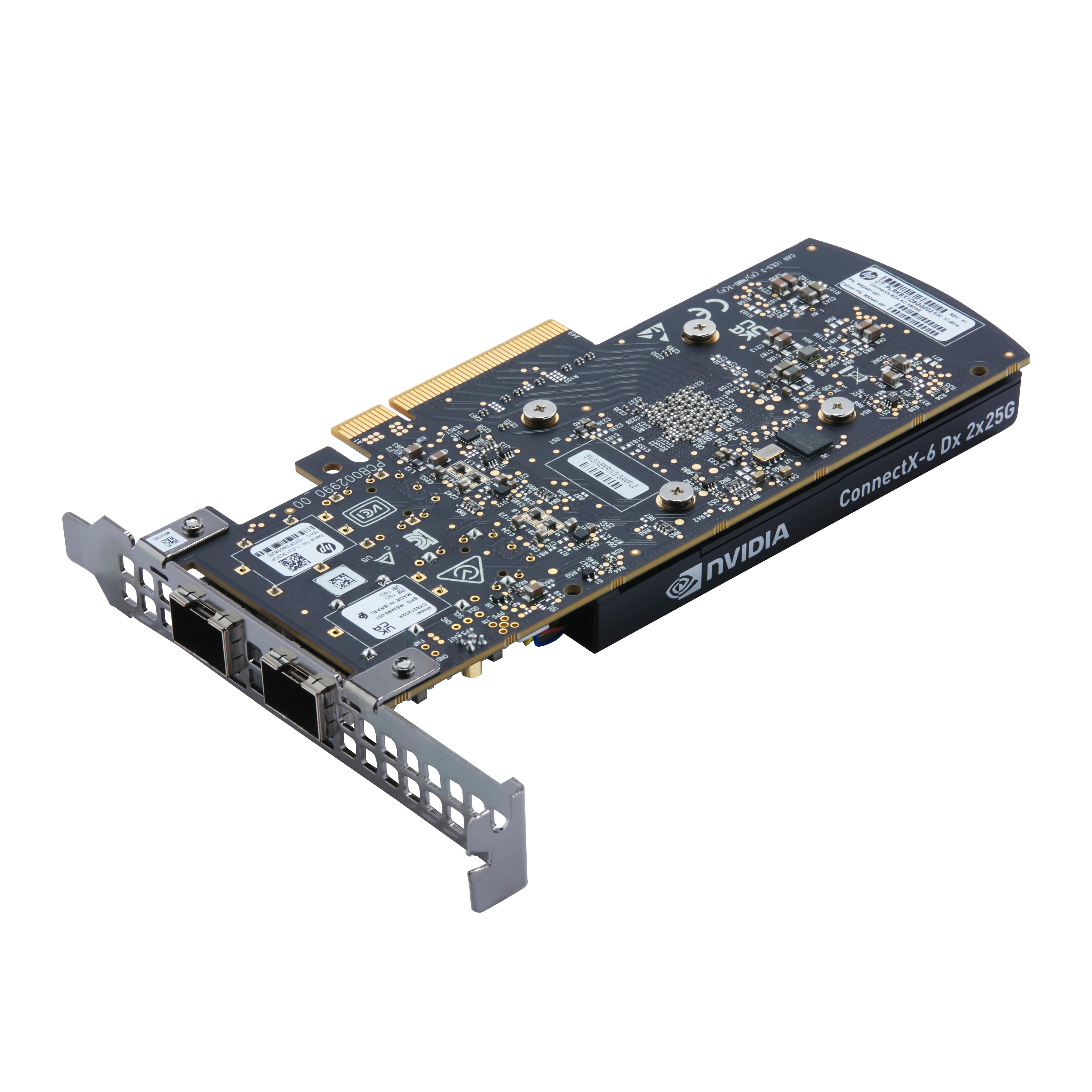 NVIDIA MELLANOX CONNECTX-6 DX - ADAPTATEUR RÉSEAU - 10/25 GIGABIT SFP28 X 2 - POUR WORKSTATION Z2 G9, Z4 G5, Z6 G5