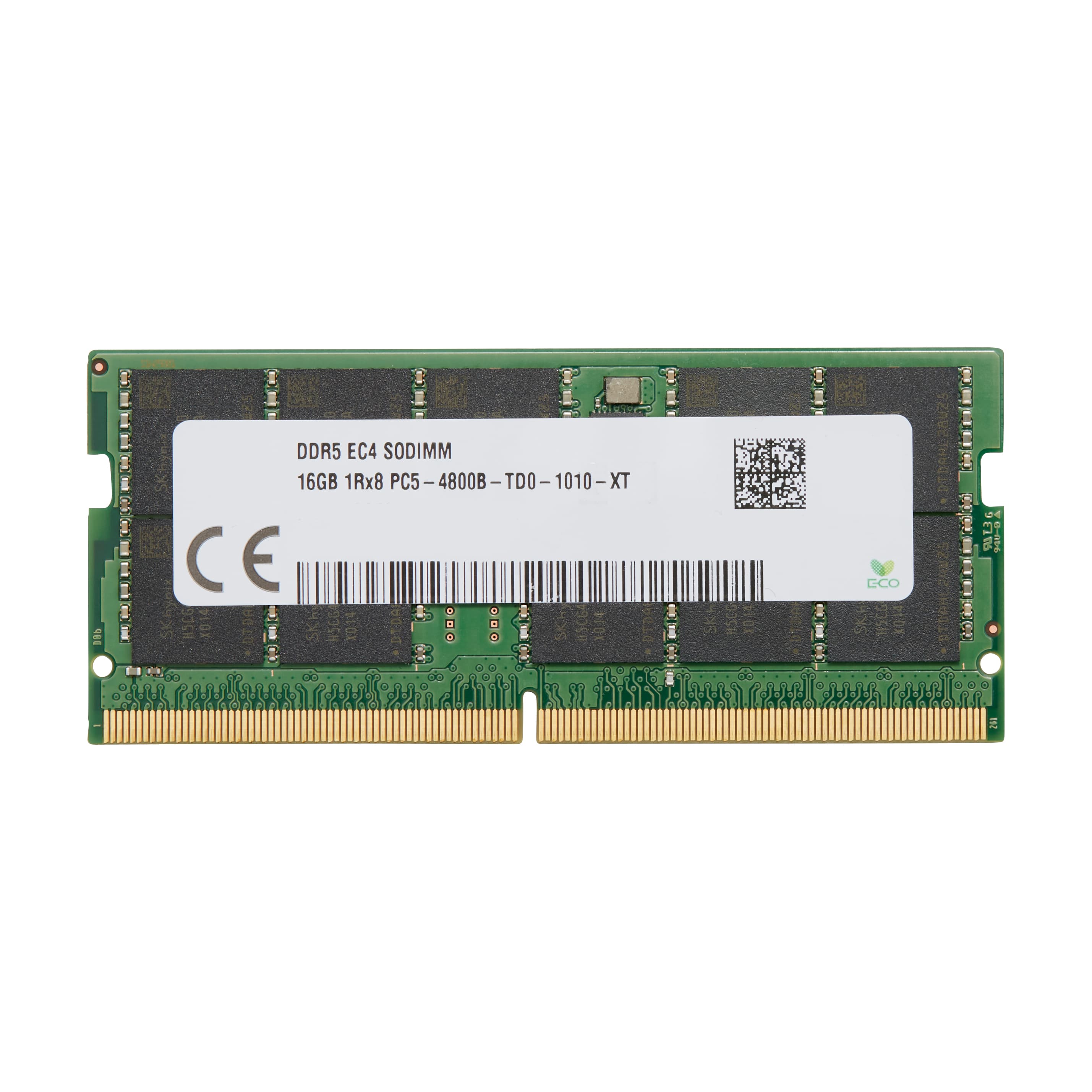 HP - DDR5 - MODULE - 16 GO - SO DIMM 260 BROCHES - 4800 MHZ / PC5-38400 - MÉMOIRE SANS TAMPON - ECC - POUR WORKSTATION Z2 G9