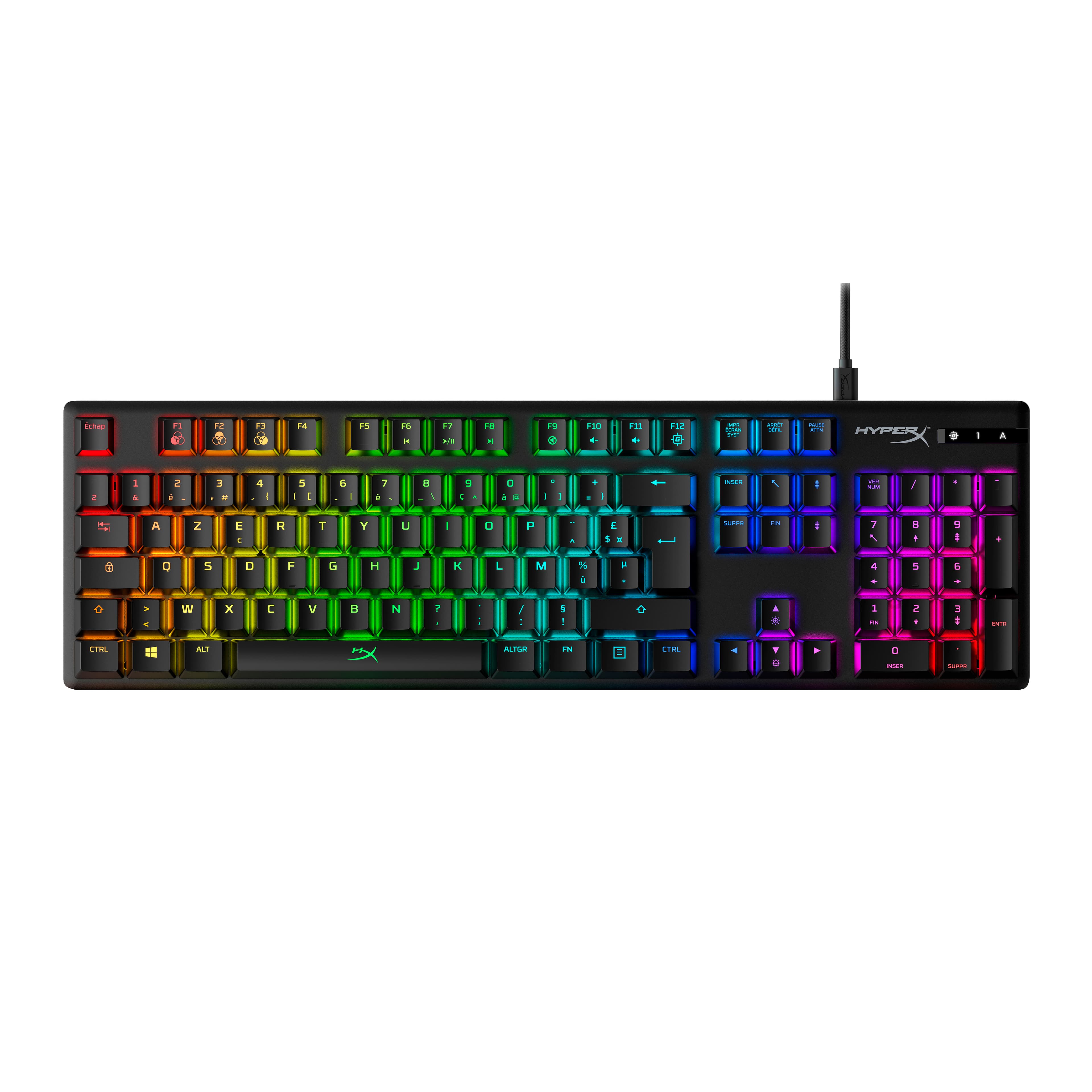 HYPERX ALLOY ORIGINS - MECHANICAL GAMING KEYBOARD - HX RED (FR LAYOUT) (HX-KB6RDX-FR)