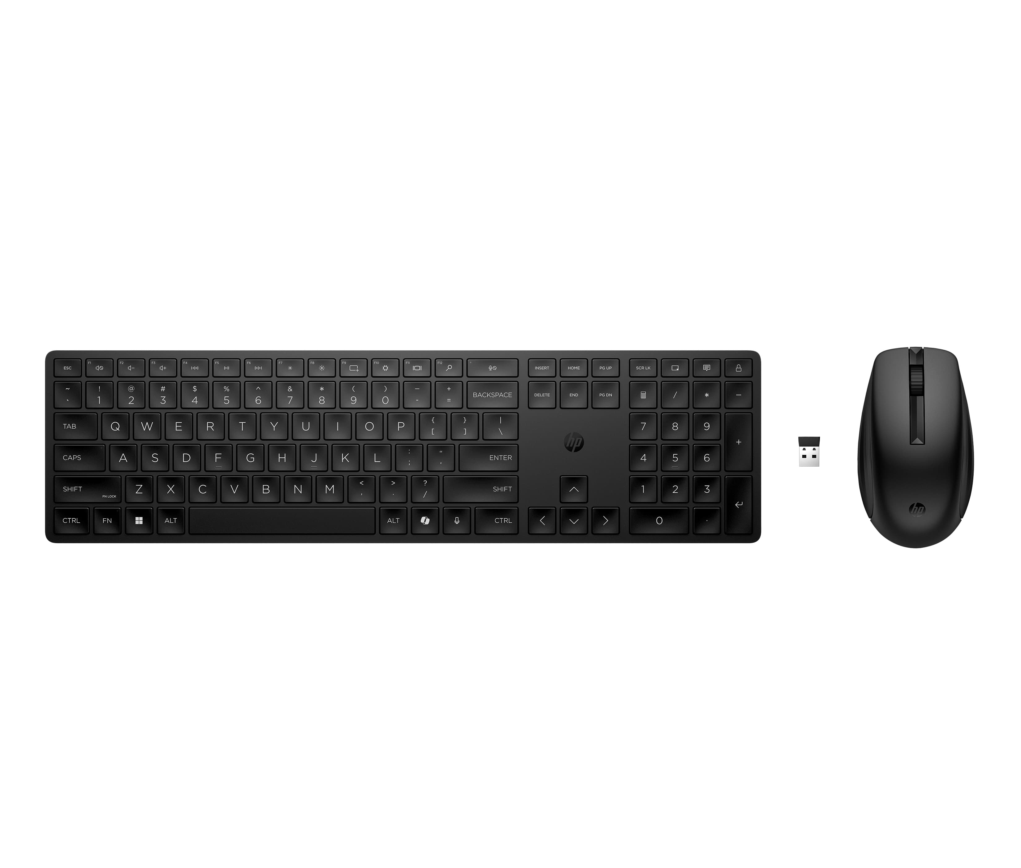ENSEMBLE CLAVIER ET SOURIS - SANS FIL - FRANÇAIS - NOIR