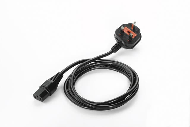 POWER CORD: 18AWG 10A 250V UK .