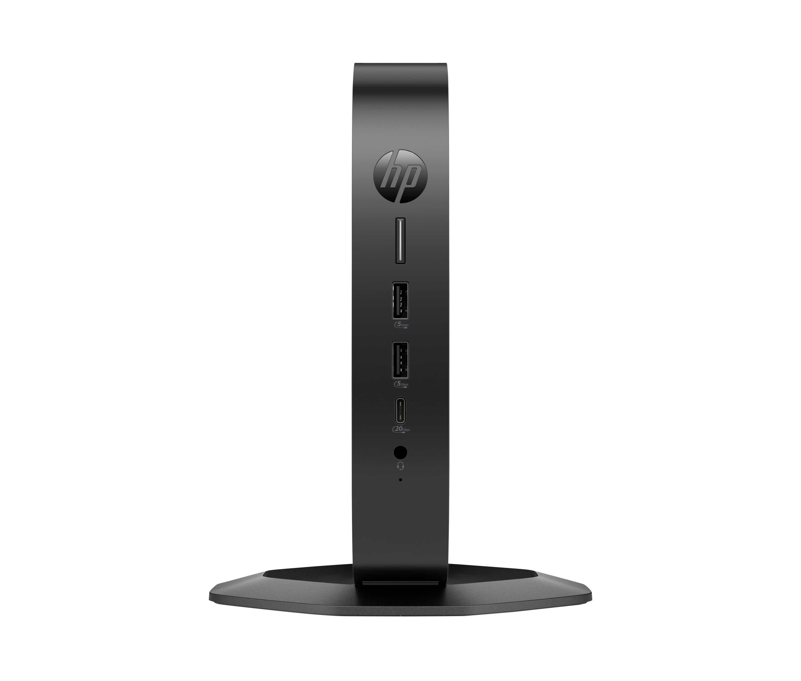 HP ELITE T660 - CLIENT LÉGER - SFF 1 X U-SERIES U300E / JUSQU'À 4.3 GHZ - RAM 8 GO - FLASH 64 GO - EMMC - UHD GRAPHICS - GIGABIT ETHERNET - 11 IOT ENTERPRISE 2024 LTSC - MONITEUR : AUCUN - CLAVIER : FRANÇAIS - AVEC SUPPORT HORS SITE DE THIN CLIENT HP POUR