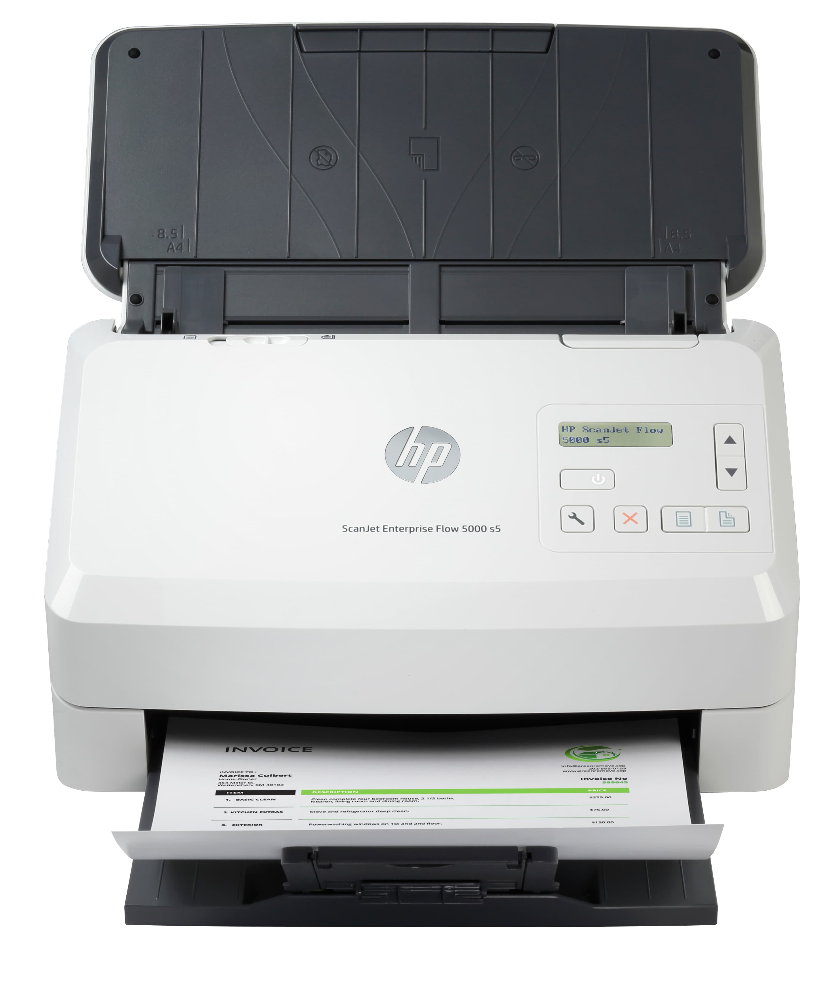 HP SCANJET ENTERPRISE FLOW 5000 S5 - SCANNER DE DOCUMENTS - CMOS / CIS - RECTO-VERSO - 216 X 3100 MM - 600 DPI X 600 DPI - JUSQU'À 65 PPM (MONO) / JUSQU'À 65 PPM (COULEUR) - CHARGEUR AUTOMATIQUE DE DOCUMENTS (80 FEUILLES) - JUSQU'À 7500 PAGES PAR JOUR - U