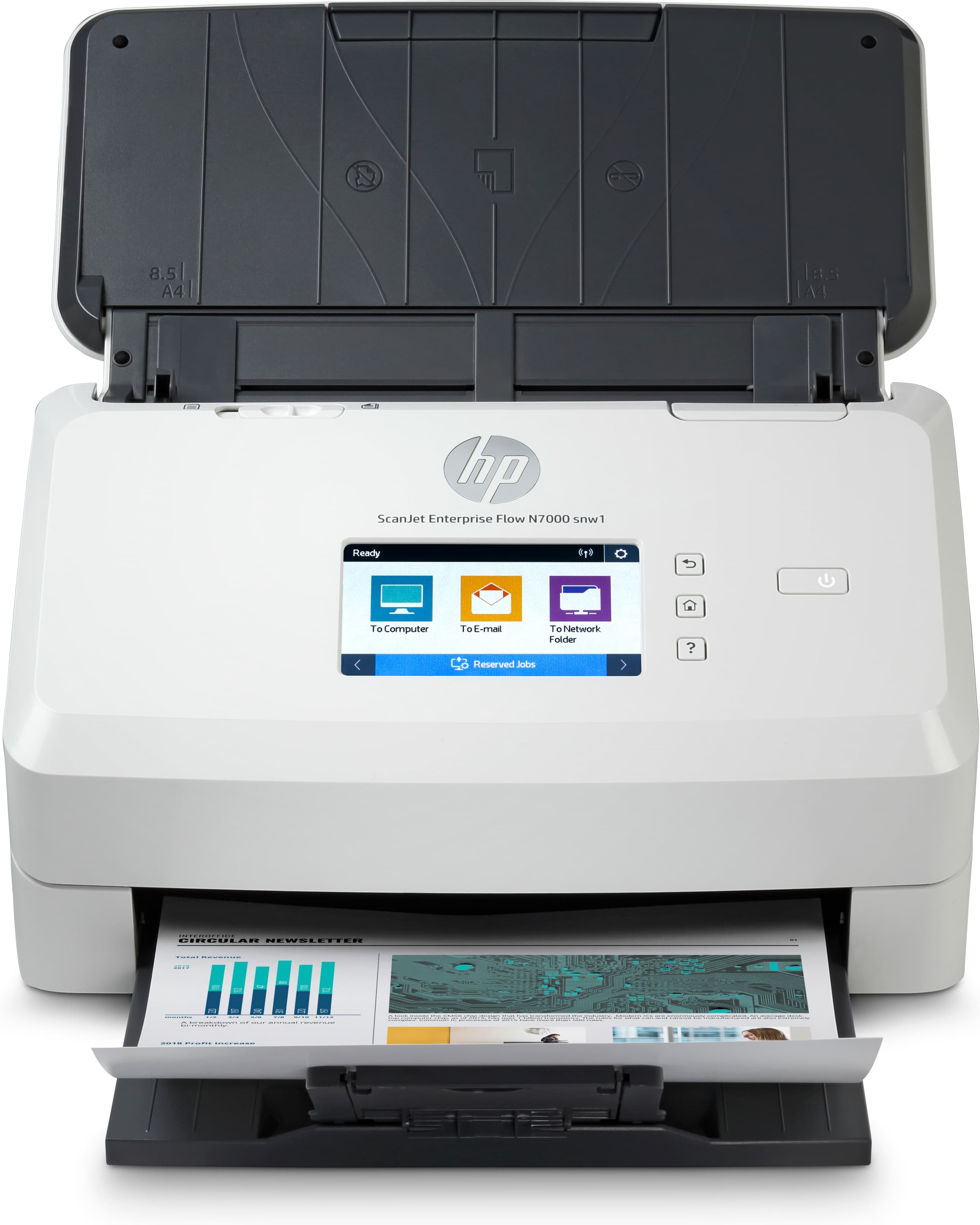HP SCANJET ENTERPRISE FLOW N7000 SNW1 - SCANNER DE DOCUMENTS - CMOS / CIS - RECTO-VERSO - 216 X 3100 MM - 600 DPI X 600 DPI - JUSQU'À 75 PPM (MONO) / JUSQU'À 75 PPM (COULEUR) - CHARGEUR AUTOMATIQUE DE DOCUMENTS (80 FEUILLES) - JUSQU'À 7500 PAGES PAR JOUR