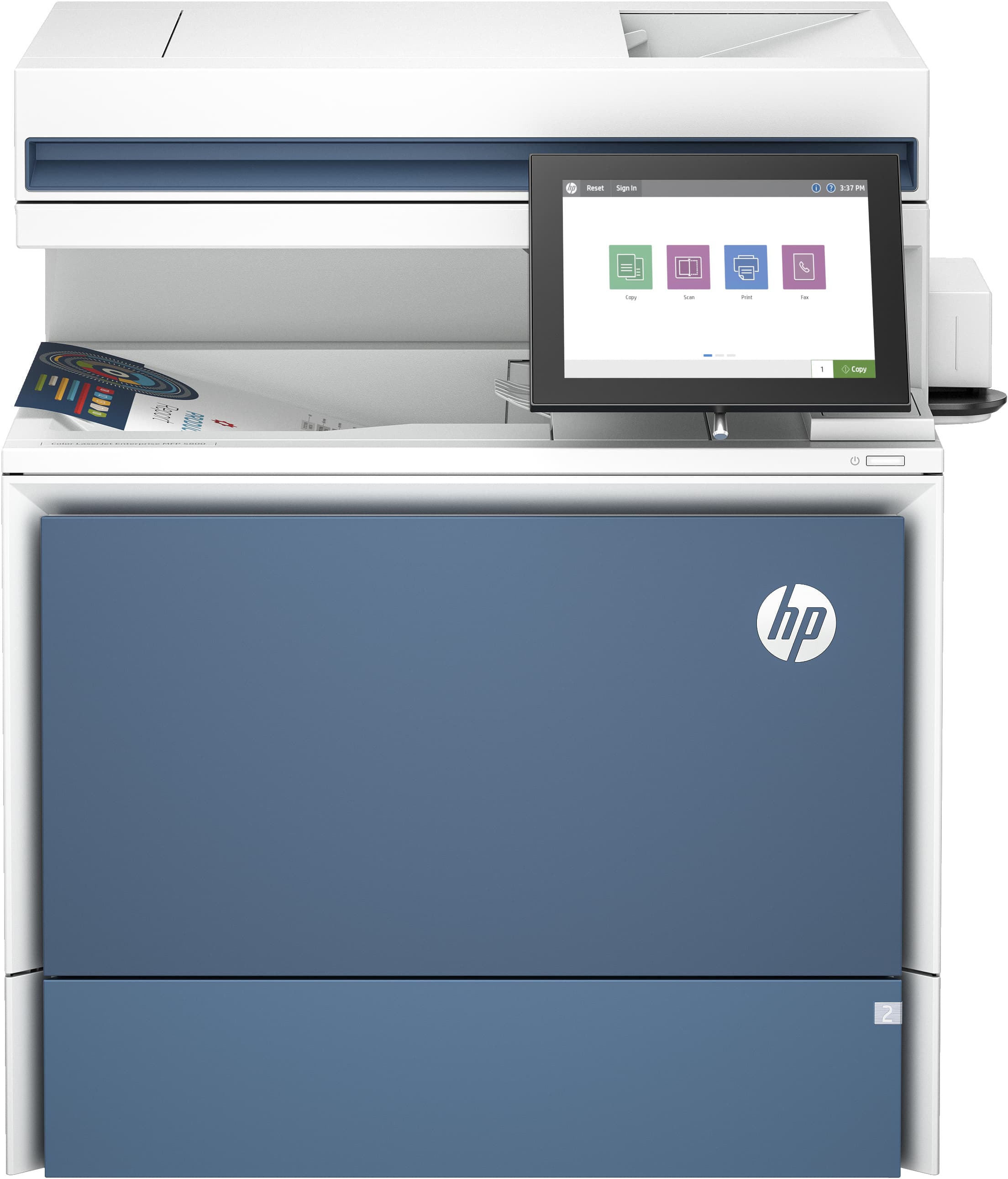 HP COLOR LASERJET ENTERPRISE MFP 5800F - IMPRIMANTE MULTIFONCTIONS - COULEUR - LASER - LEGAL (216 X 356 MM) (ORIGINAL) - A4/LEGAL (SUPPORT) - JUSQU'À 43 PPM (COPIE) - JUSQU'À 43 PPM (IMPRESSION) - 650 FEUILLES - 33.6 KBITS/S - GIGABIT LAN, HÔTE USB 2.0, U