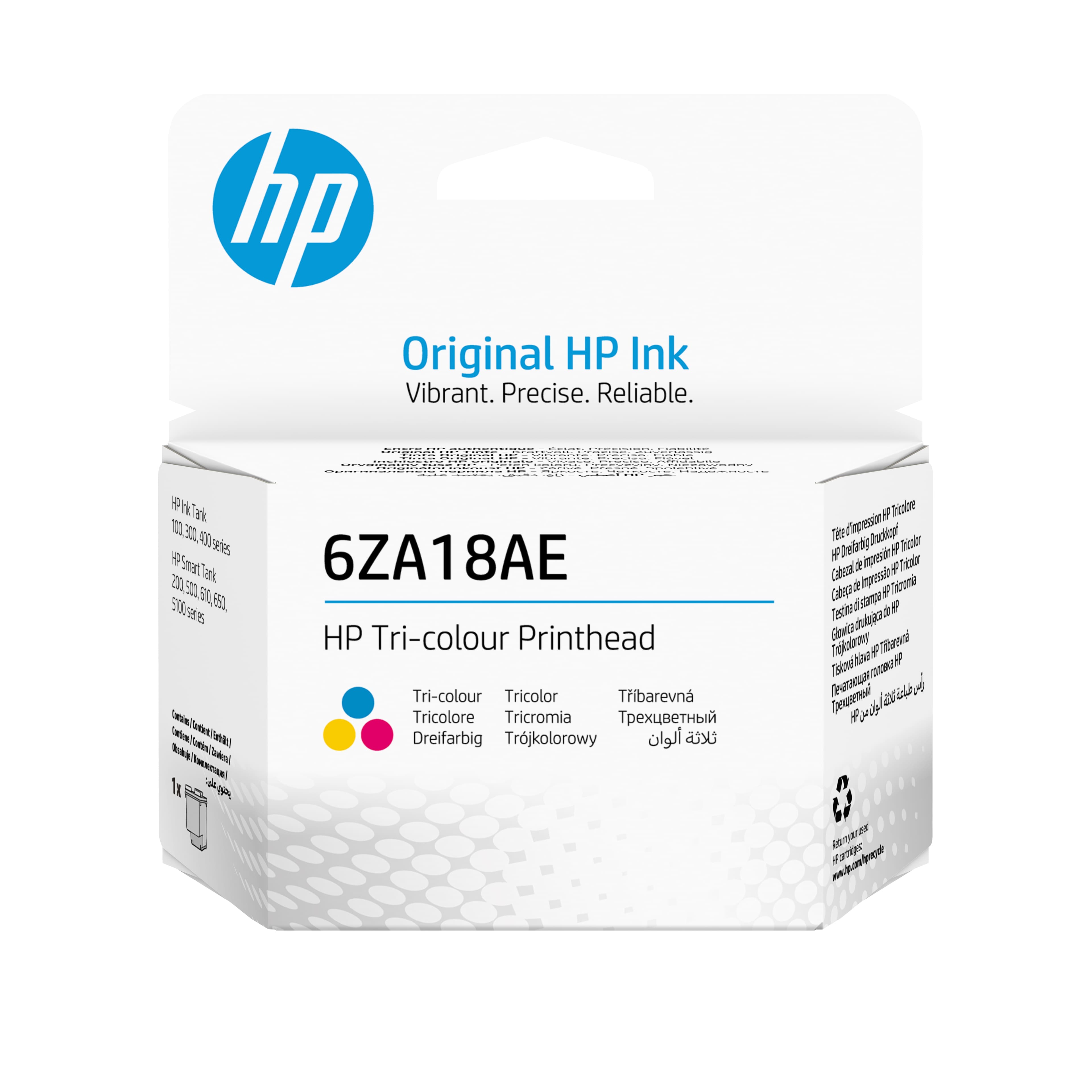 HP - COULEUR (CYAN, MAGENTA, JAUNE) - TÊTE D'IMPRESSION - POUR INK TANK 11X, SMART TANK 5105, 51X, 67X, SMART TANK PLUS 55X, 57X, SMART TANK WIRELESS 51X