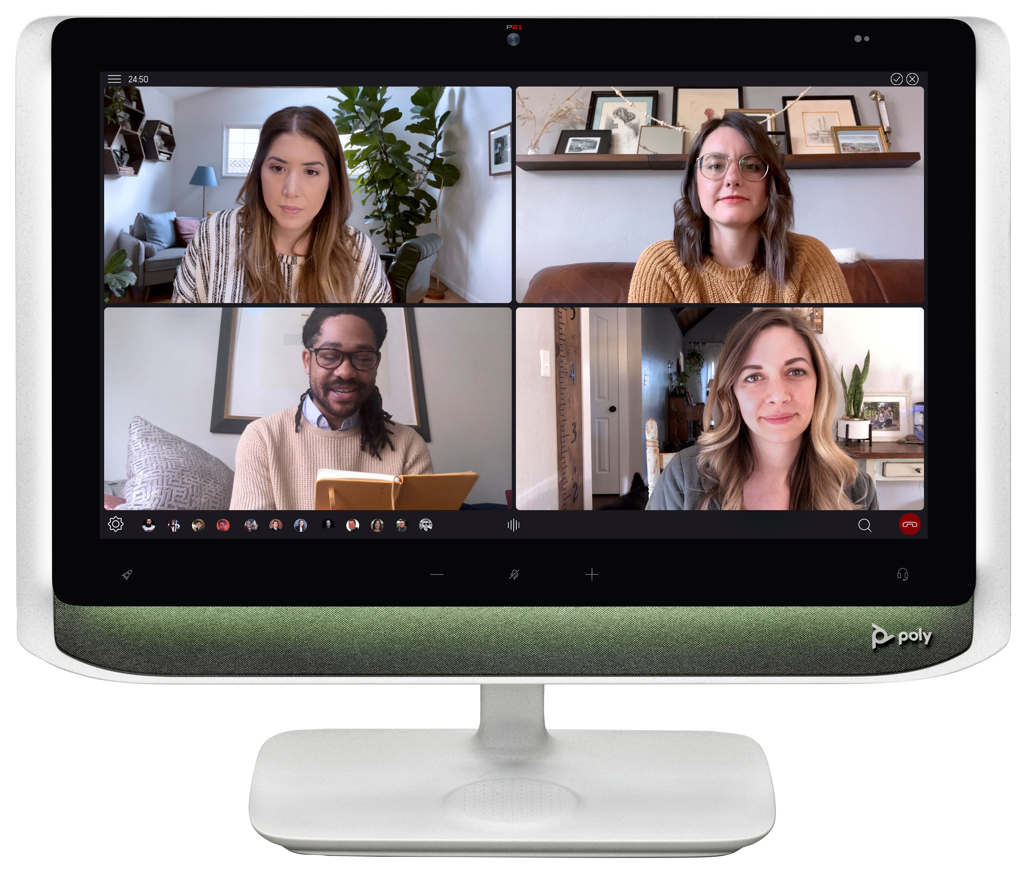 HP POLY STUDIO P21 - ÉCRAN LED - 21.5" - 1920 X 1080 FULL HD (1080P) - 250 CD/M² - 1000:1 - USB - HAUT-PARLEURS