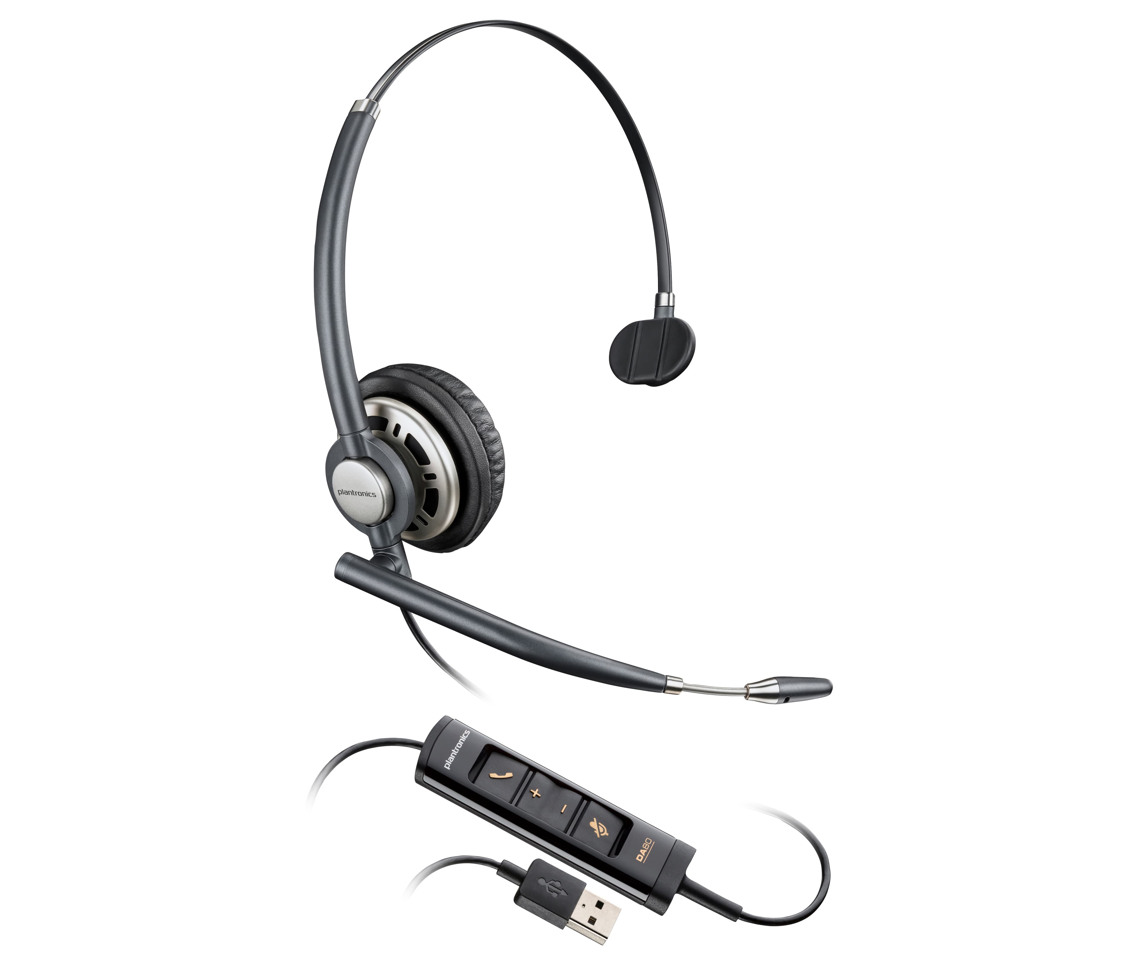 HP POLY ENCOREPRO HW715 - ENCOREPRO 700 SERIES - MICRO-CASQUE - SUR-OREILLE - FILAIRE - USB-A - NOIR