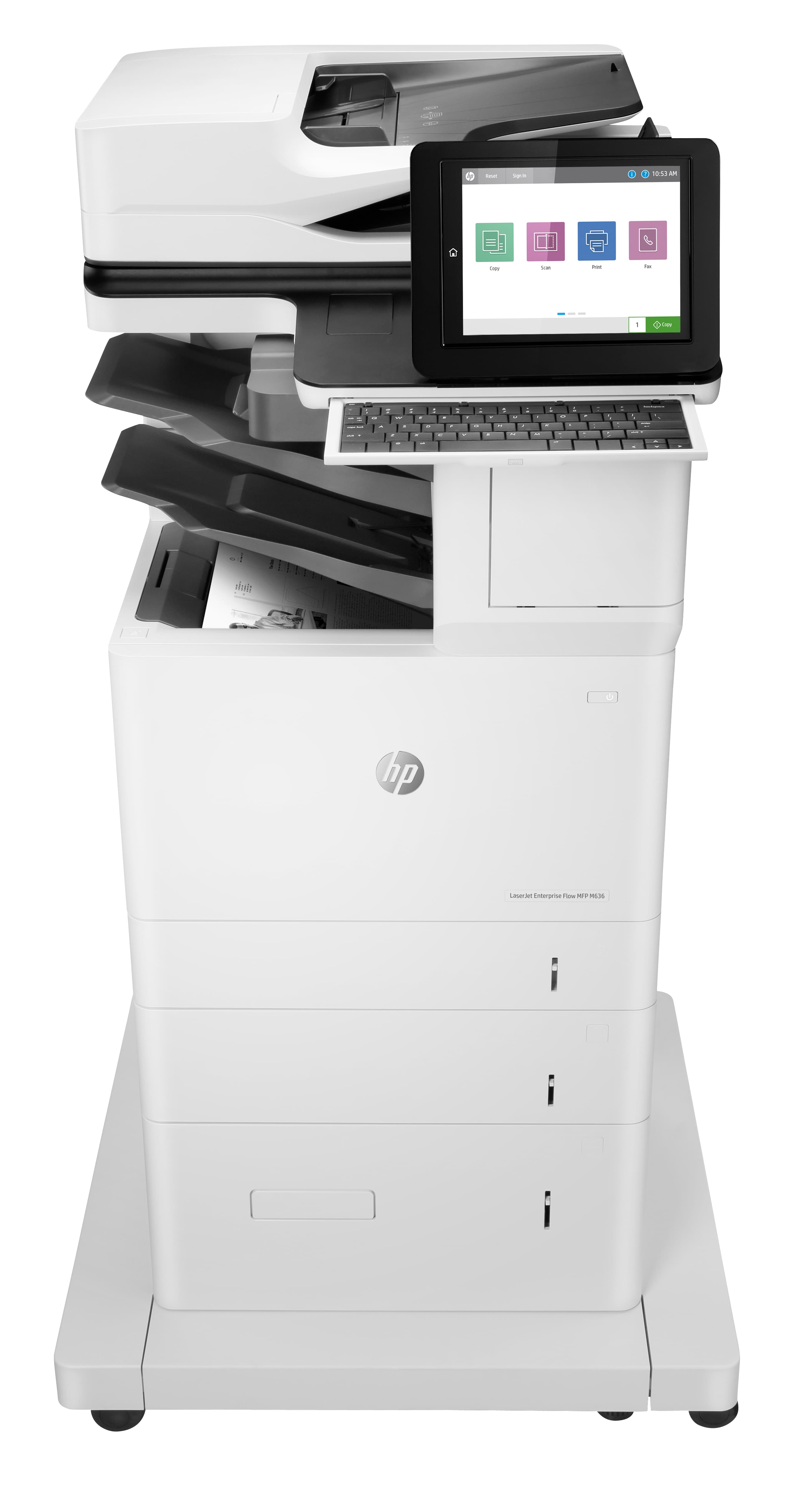 HP LASERJET ENTERPRISE FLOW MFP M636Z MFP MONO LASER 216X864MM A4 71PPM COPY 71PPM PRINT 650SHEETS USB LAN WI-FI BLUETOOTH