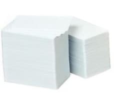 CARD FOOD SAFE PVC 30 MIL BOX OF 500 WHITE/WHITE GLOSSY