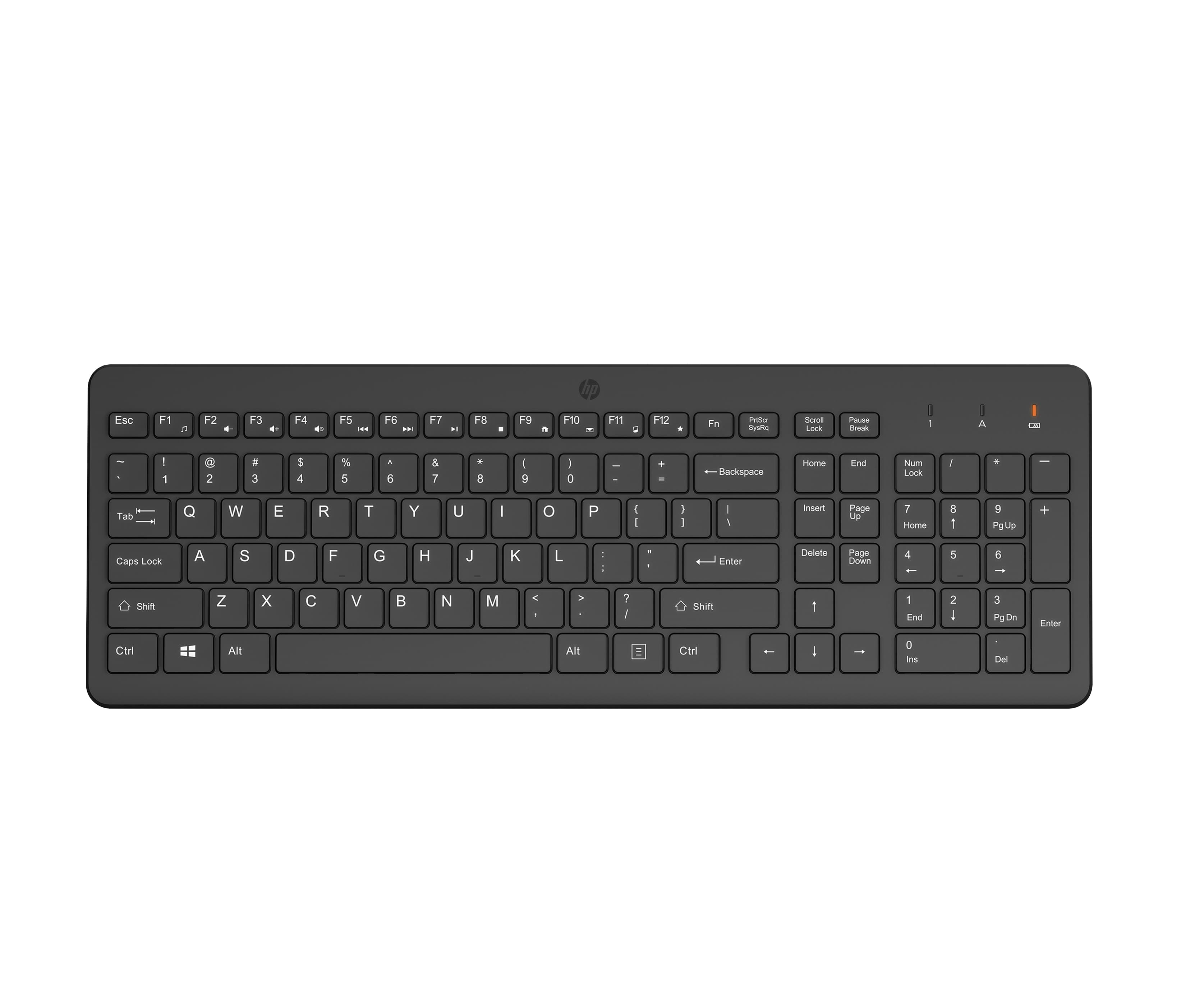 HP 220 - CLAVIER - SANS FIL - 2.4 GHZ - FRANÇAIS - NOIR - EMBALLAGE RECYCLABLE