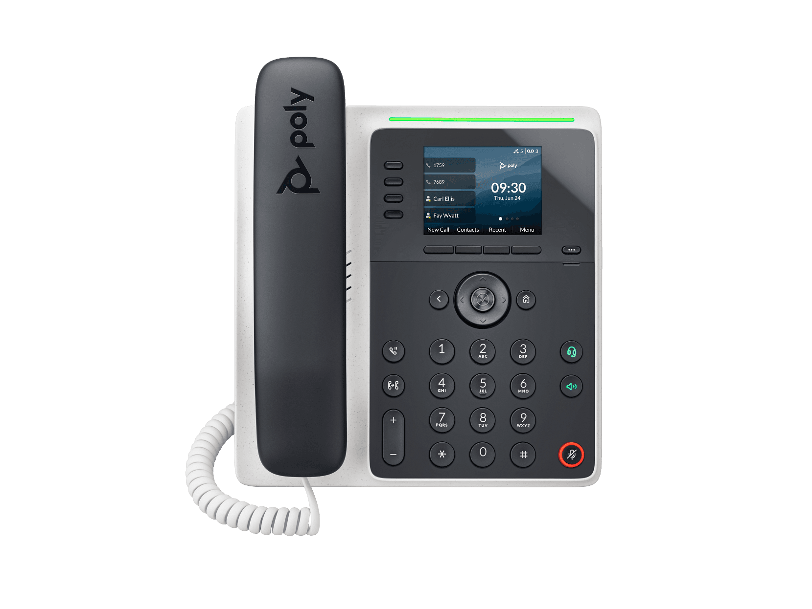 POLY EDGE E220 IP PHONE AND POE-ENABLED - REPLACES POLY SKU 2200-86990-025