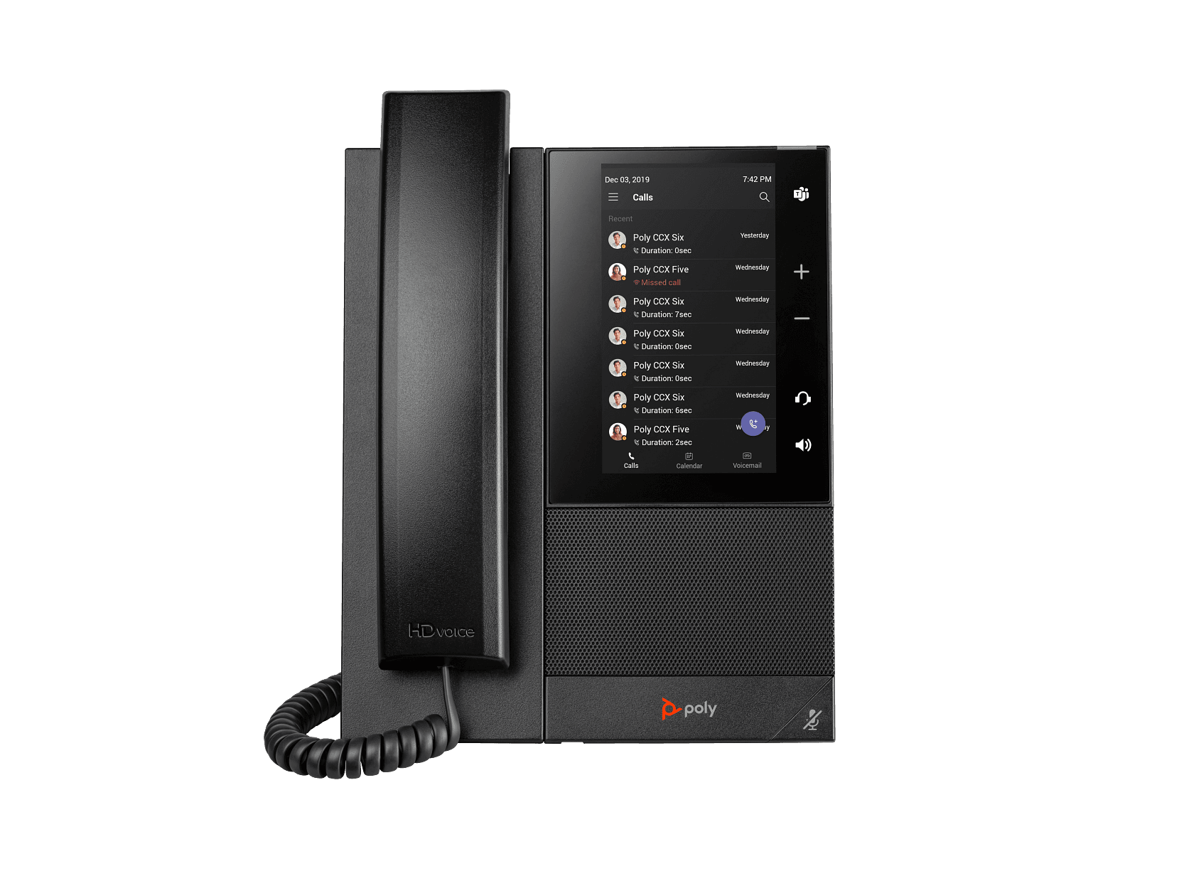 POLY CCX 505 BUSINESS MEDIA PHONE FOR MICROSOFT TEAMS AND POE-ENABLED - REPLACES POLY SKU 2200-49735-019