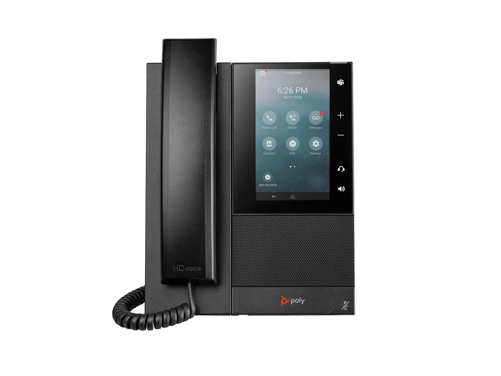 POLY CCX 505 BUSINESS MEDIA PHONE WITH OPEN SIP AND POE-ENABLED - REPLACES POLY SKU 2200-49735-025