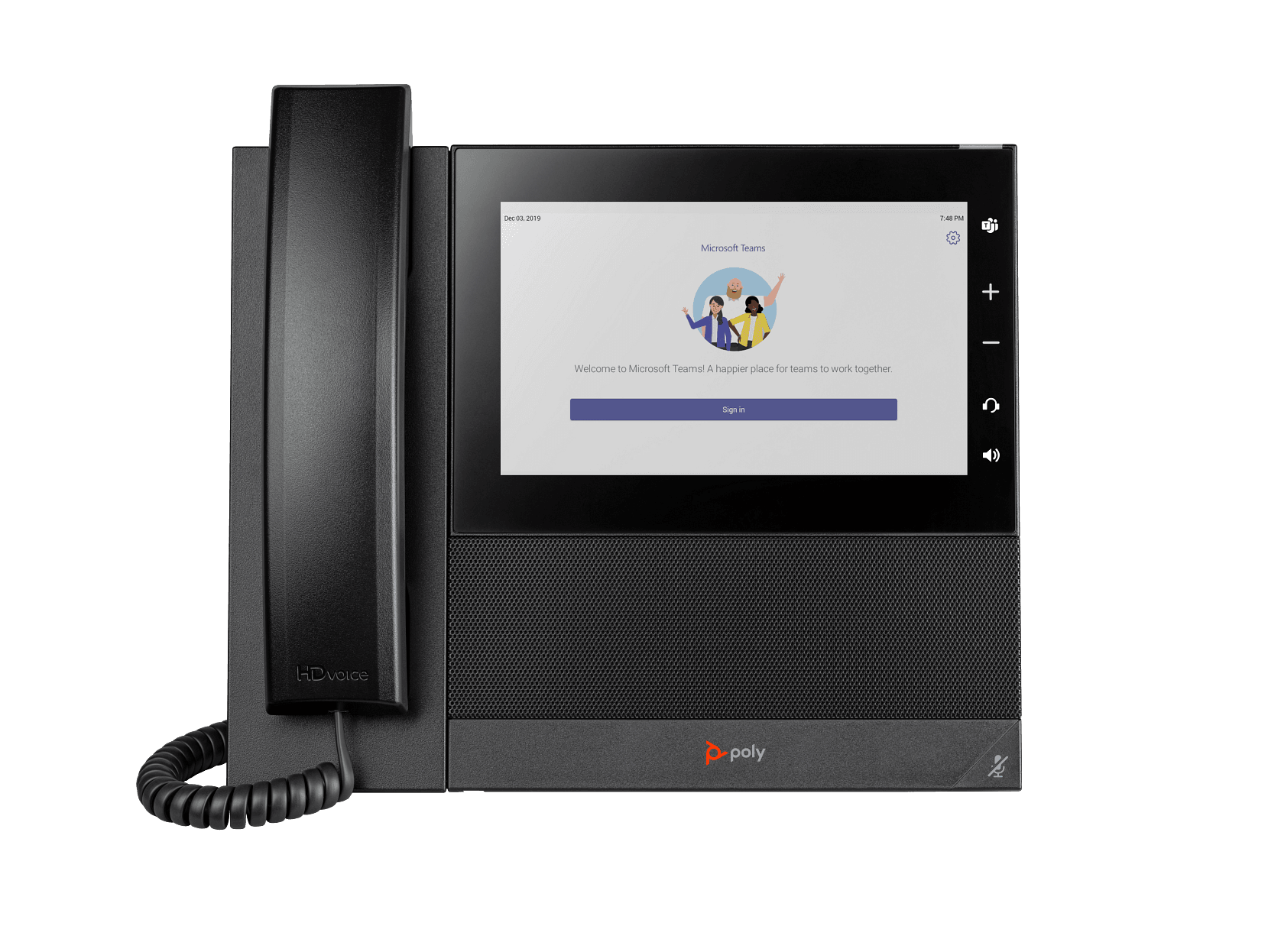 POLY CCX 600 BUSINESS MEDIA PHONE FOR MICROSOFT TEAMS AND POE-ENABLED - REPLACES POLY SKU 2200-49780-019
