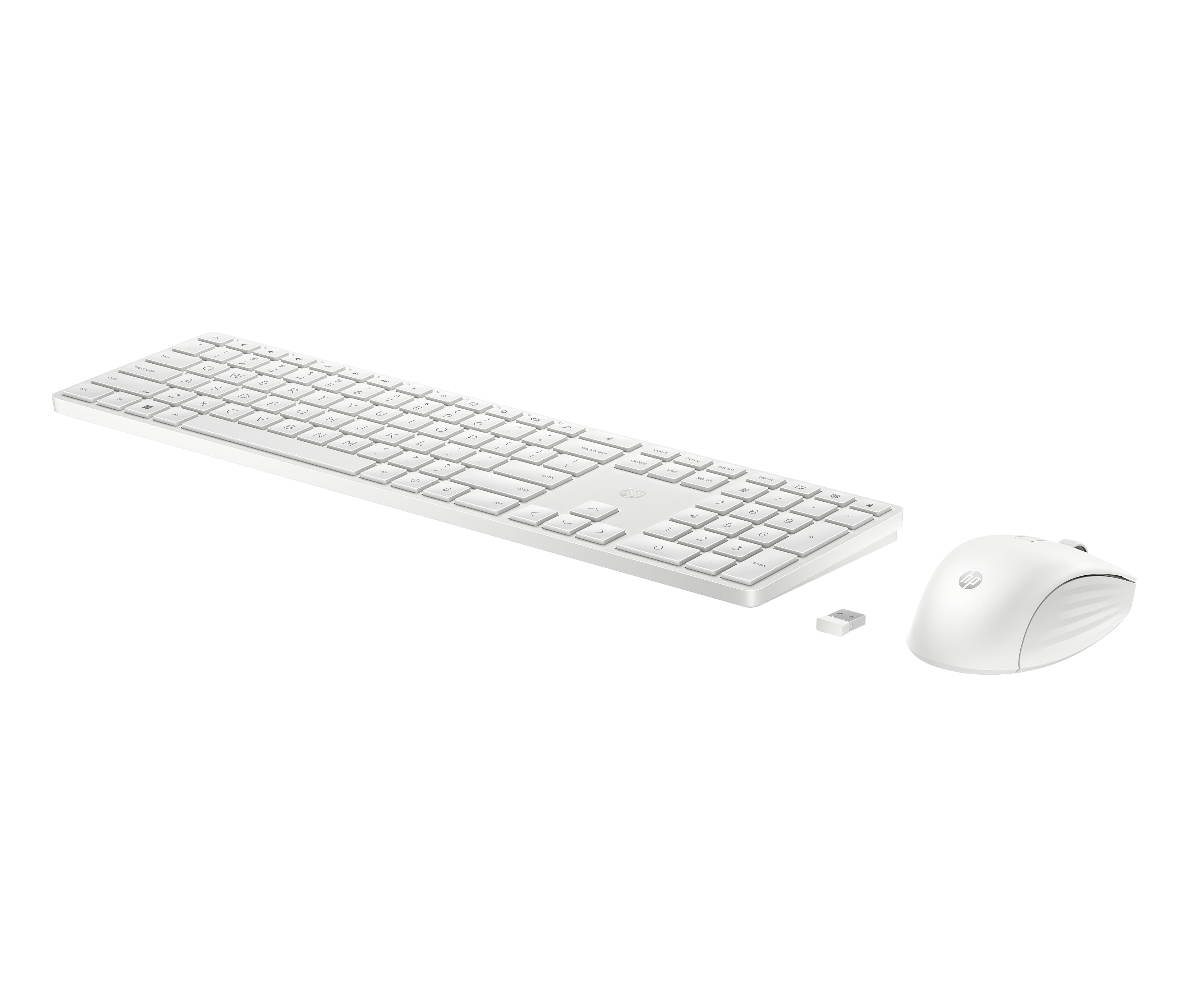 HP 655 WIRELESS KEYBOARD AND MOUSE COMBO WHITE (FR)
