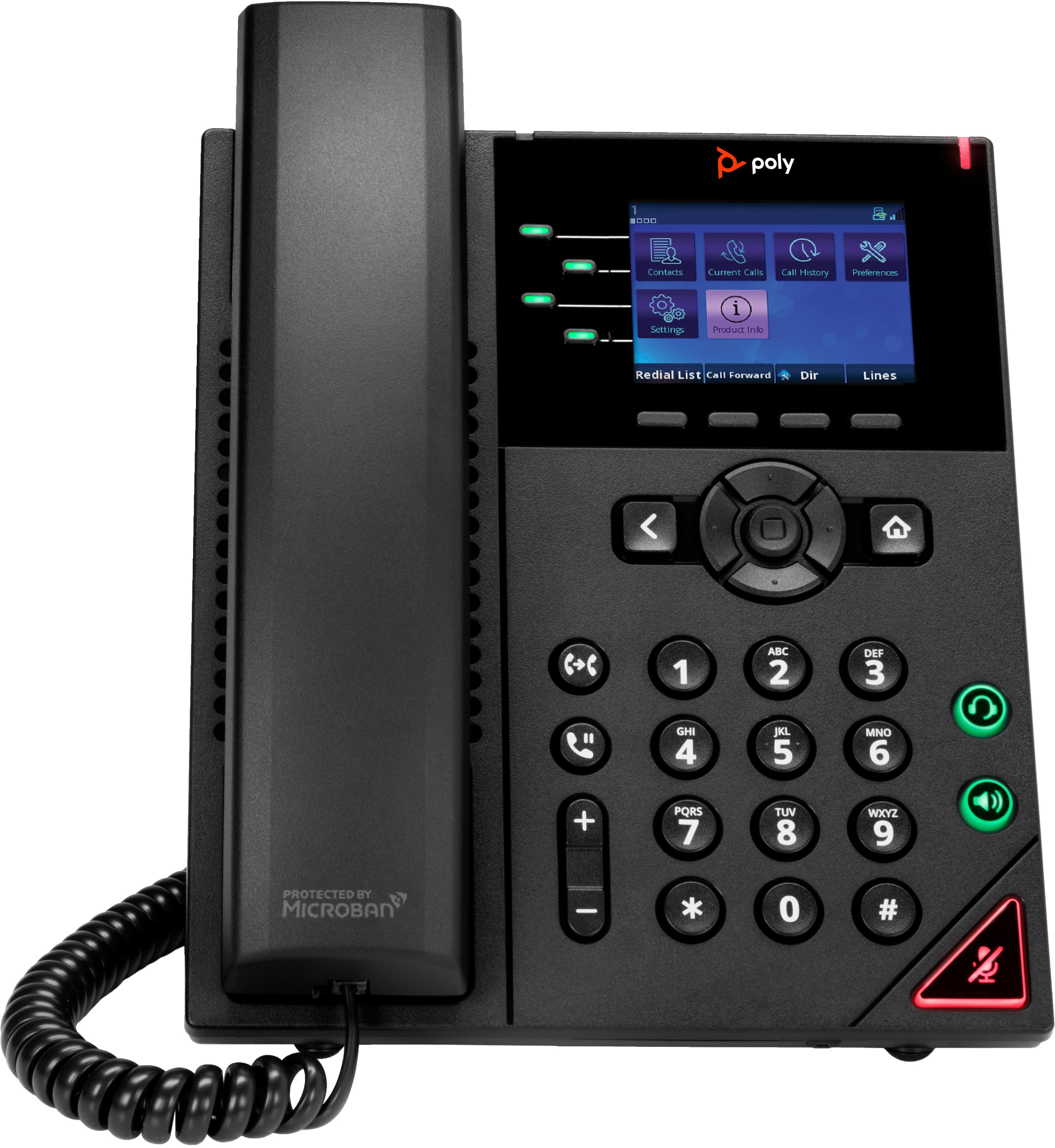 HP POLY OBI VVX 250 4-LINE IP PHONE AND POE-ENABLED
