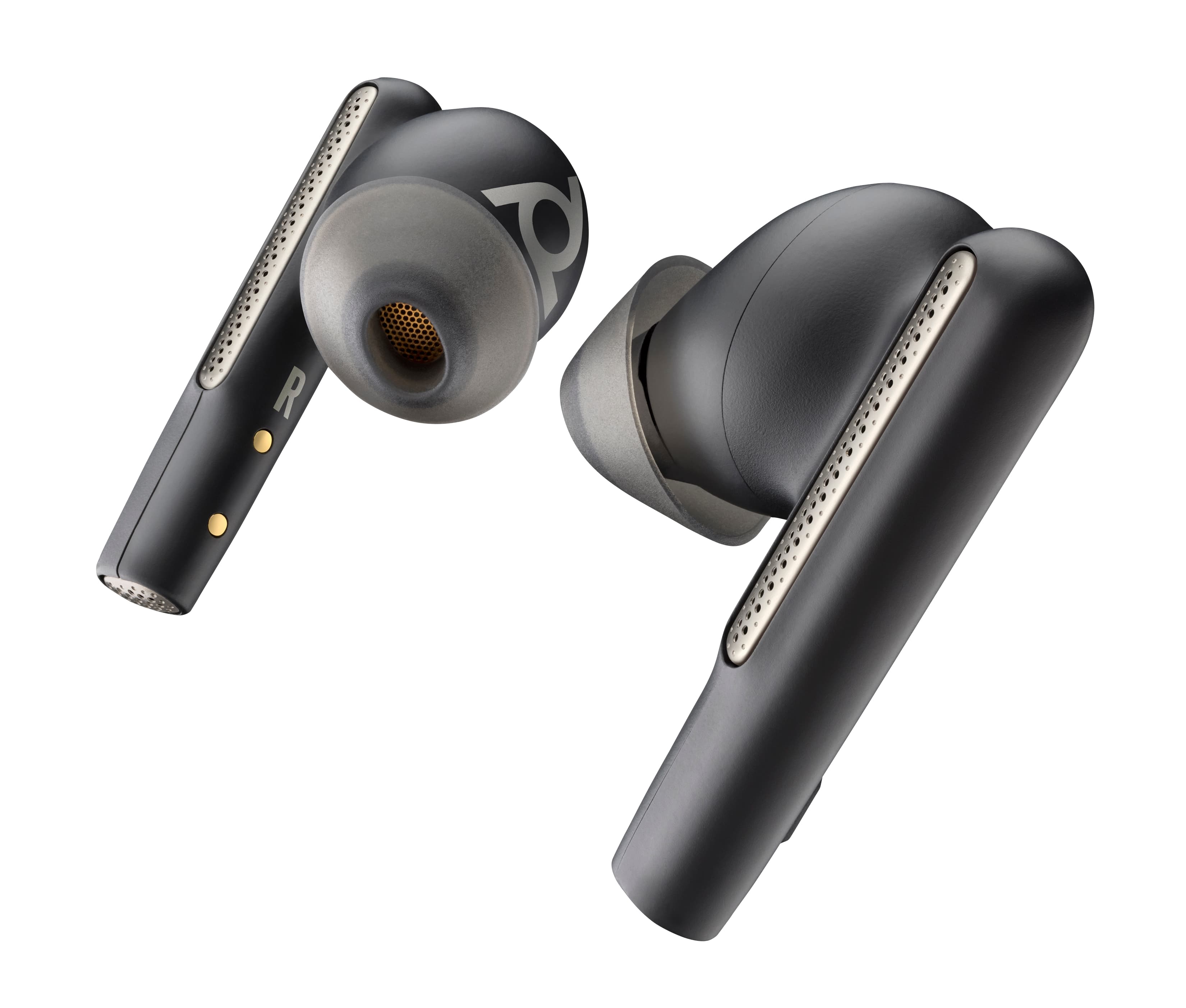 POLY VOYAGER FREE 60/60+ MICROSOFT TEAMS CERTIFIED BLACK EARBUDS (2 PIECES) - REPLACES POLY SKU 221223-03