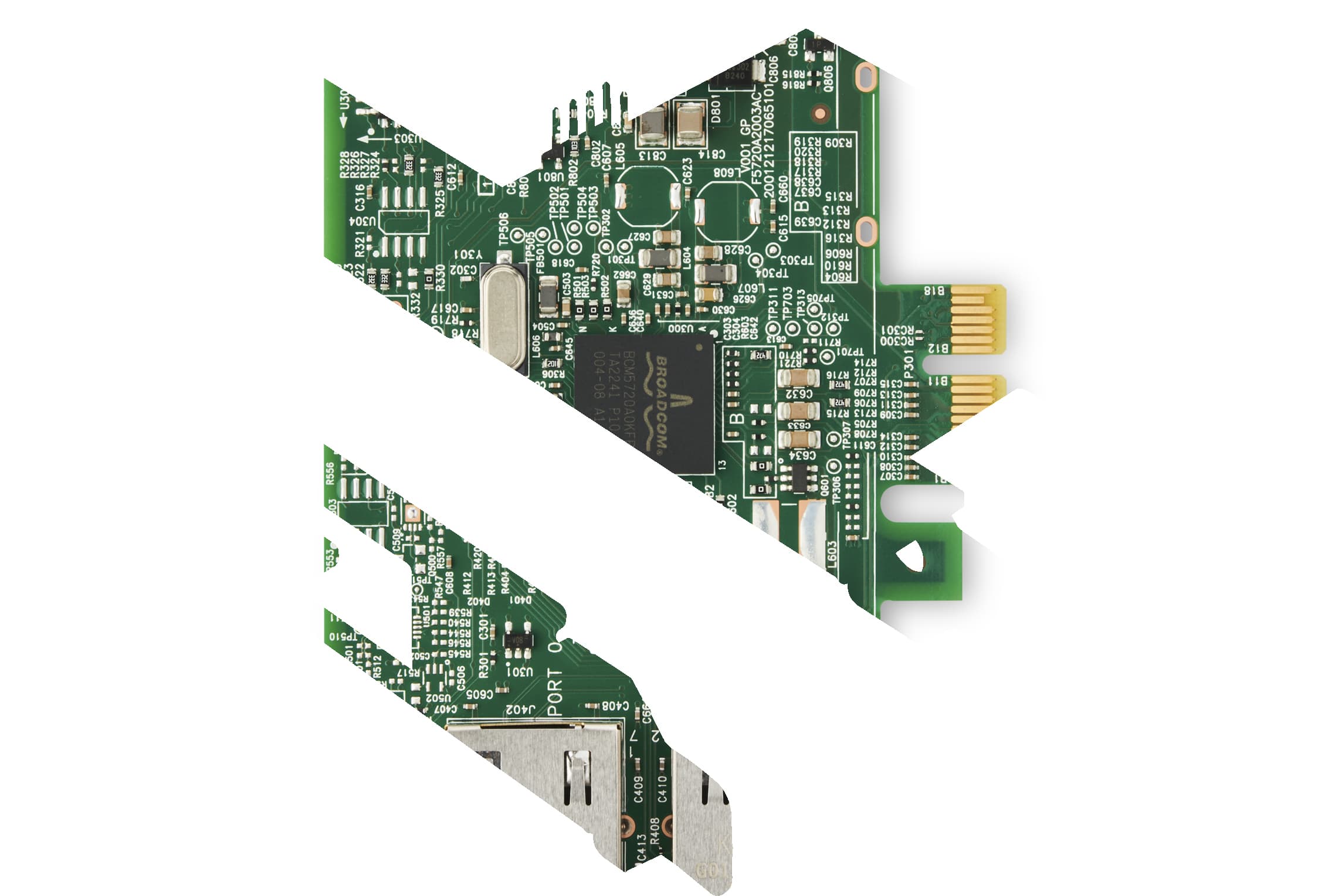 BROADCOM 5720 - ADAPTATEUR RÉSEAU - PCIE - GIGABIT ETHERNET X 2