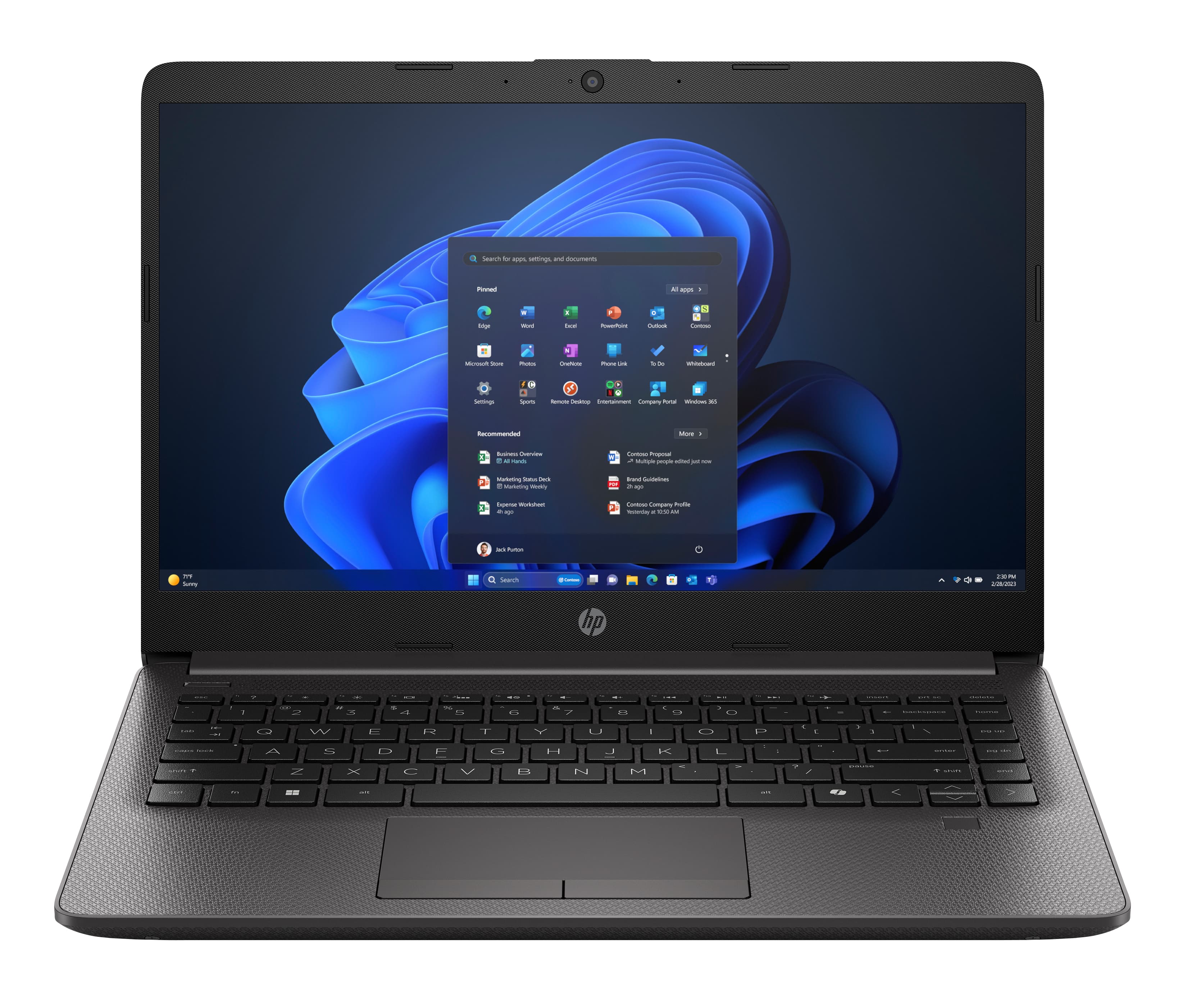 HP 240R G9 INTEL CORE I3-1315U 14P FHD AG LED UWVA 8GO DDR4 256GO SSD UMA W11P 1/1/0