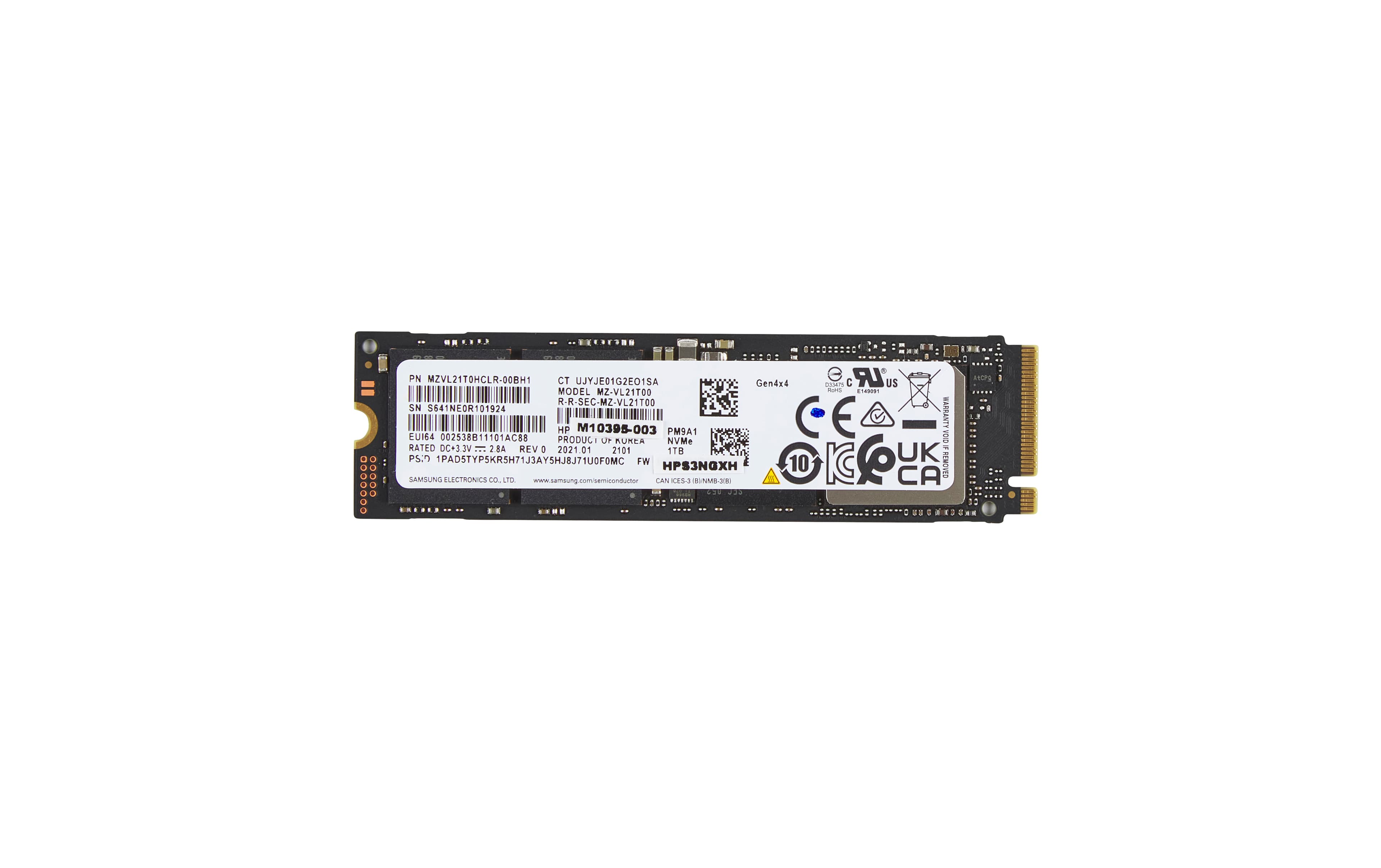 HP - SSD - 1 TO - INTERNE - M.2 2280 - PCIE 4.0 X4 (NVME) - POUR ELITE X360, ELITEBOOK 1040 G11, 630 G11, 64X G11, 66X G11, 83X G11, 84X G11, 86X G11