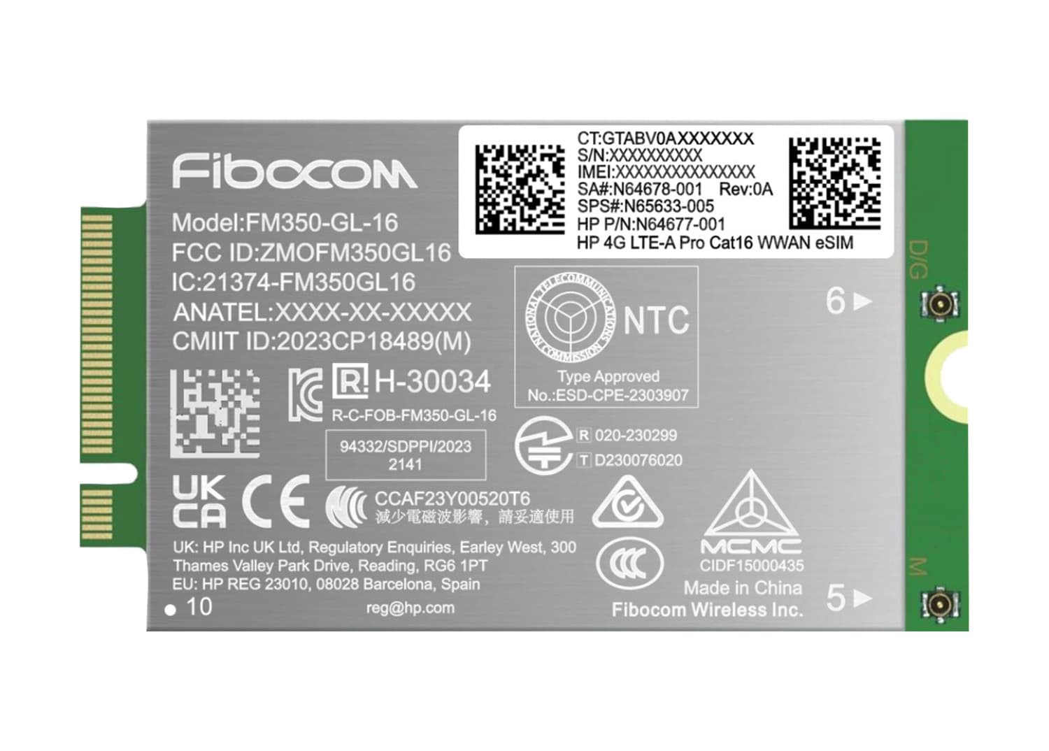 HP - MODEM CELLULAIRE SANS FIL - 4G LTE ADVANCED PRO