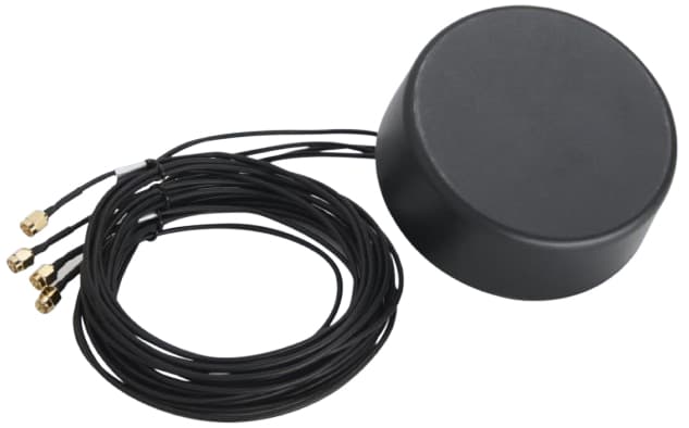 FXR90 4G/5G/GPS ANTENNA 1M CBL 4X SMA MALE CONNECTORS BLACK
