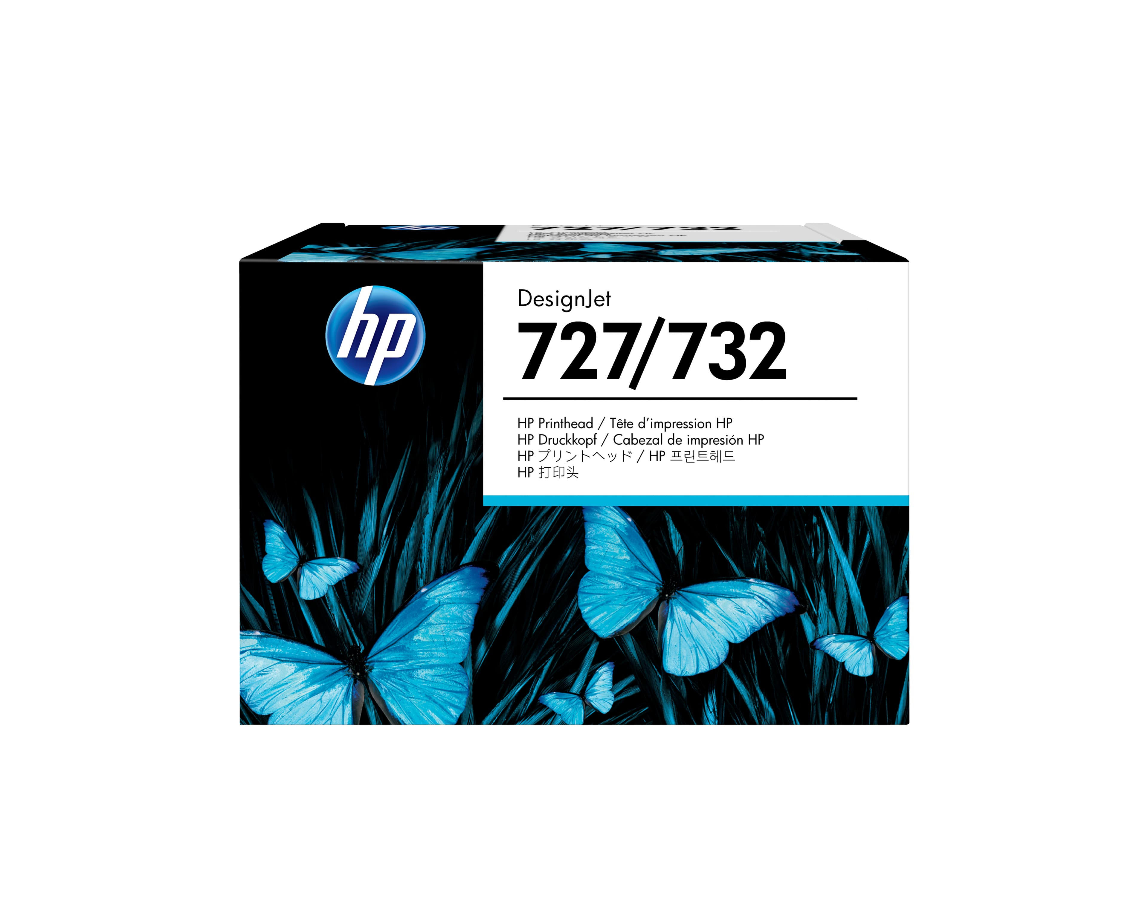 HP 727 - NOIR MAT, PHOTO NOIRE, CYAN, MAGENTA, JAUNE, GRIS - TÊTE D'IMPRESSION - POUR DESIGNJET T1500, T1530, T2500, T2530, T920, T930