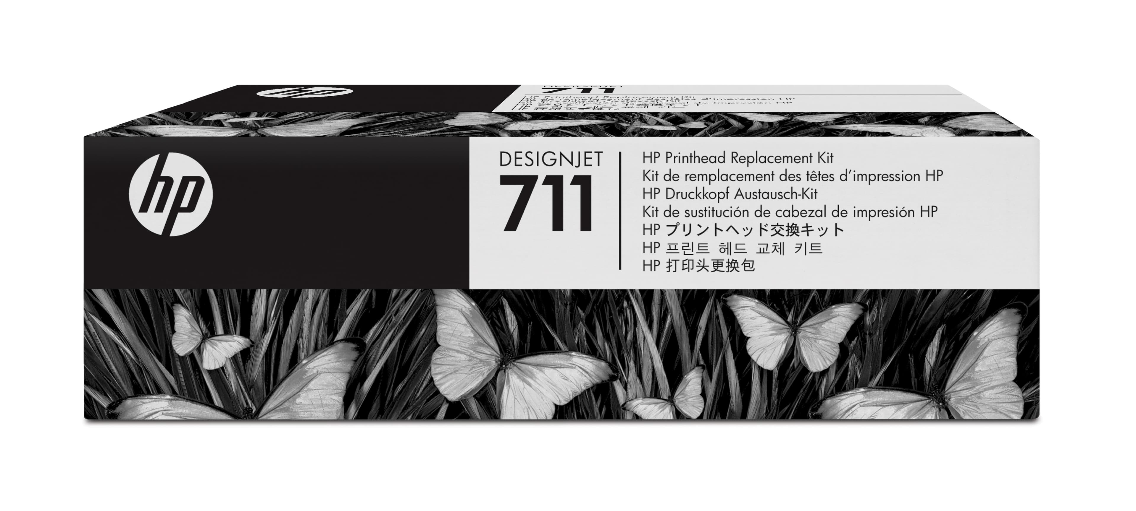 HP 711 - NOIR, JAUNE, CYAN, MAGENTA - TÊTE D'IMPRESSION - POUR DESIGNJET T100, T120, T120 EPRINTER, T125, T130, T520, T520 EPRINTER, T525, T530