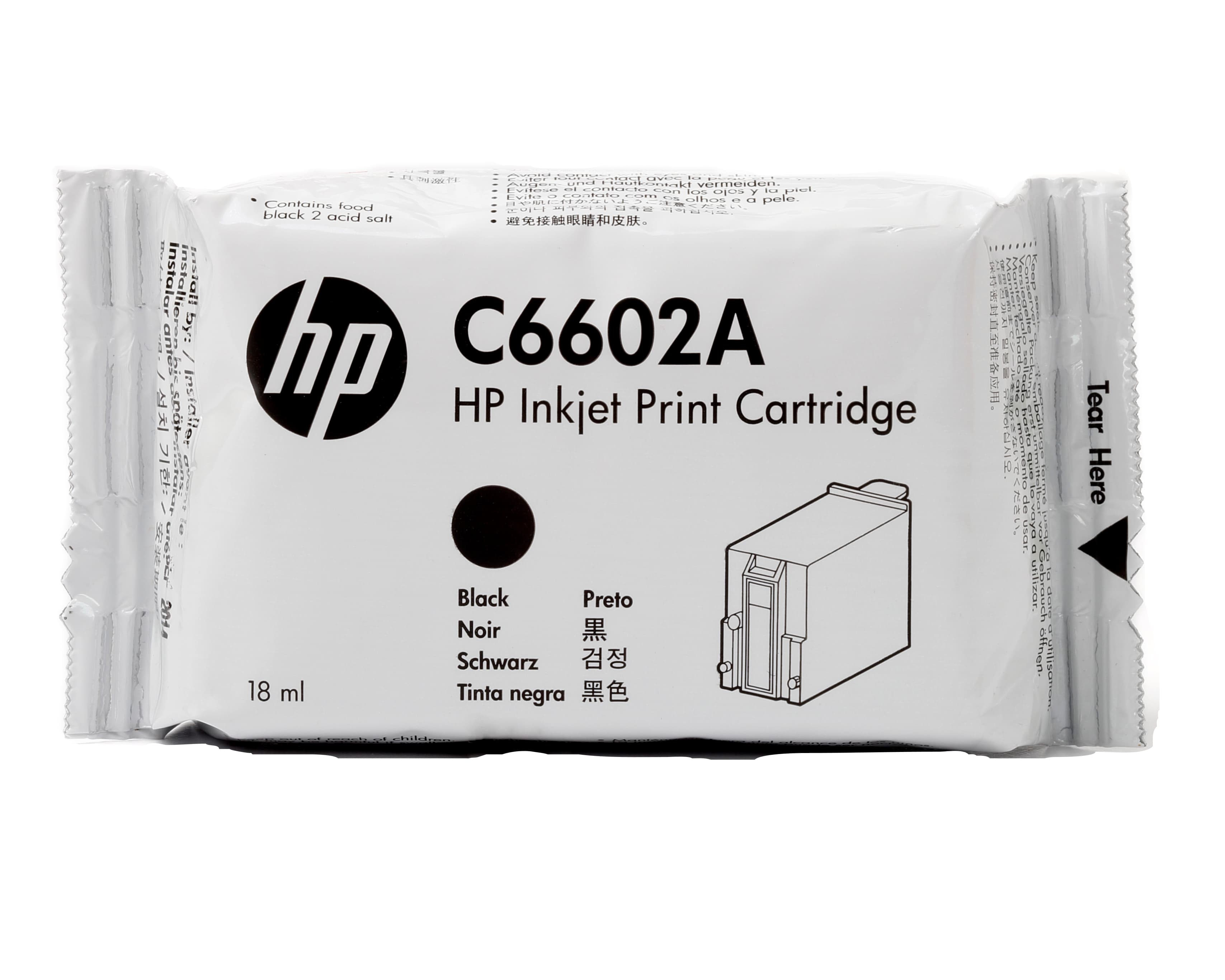 HP - 18 ML - NOIR - COMPATIBLE - CARTOUCHE D'ENCRE - POUR ADDMASTER IJ 6080, 6160, 7100, ITHACA BANKJET 2500, KITCHENJET 1000, POSJET 1000, 1500