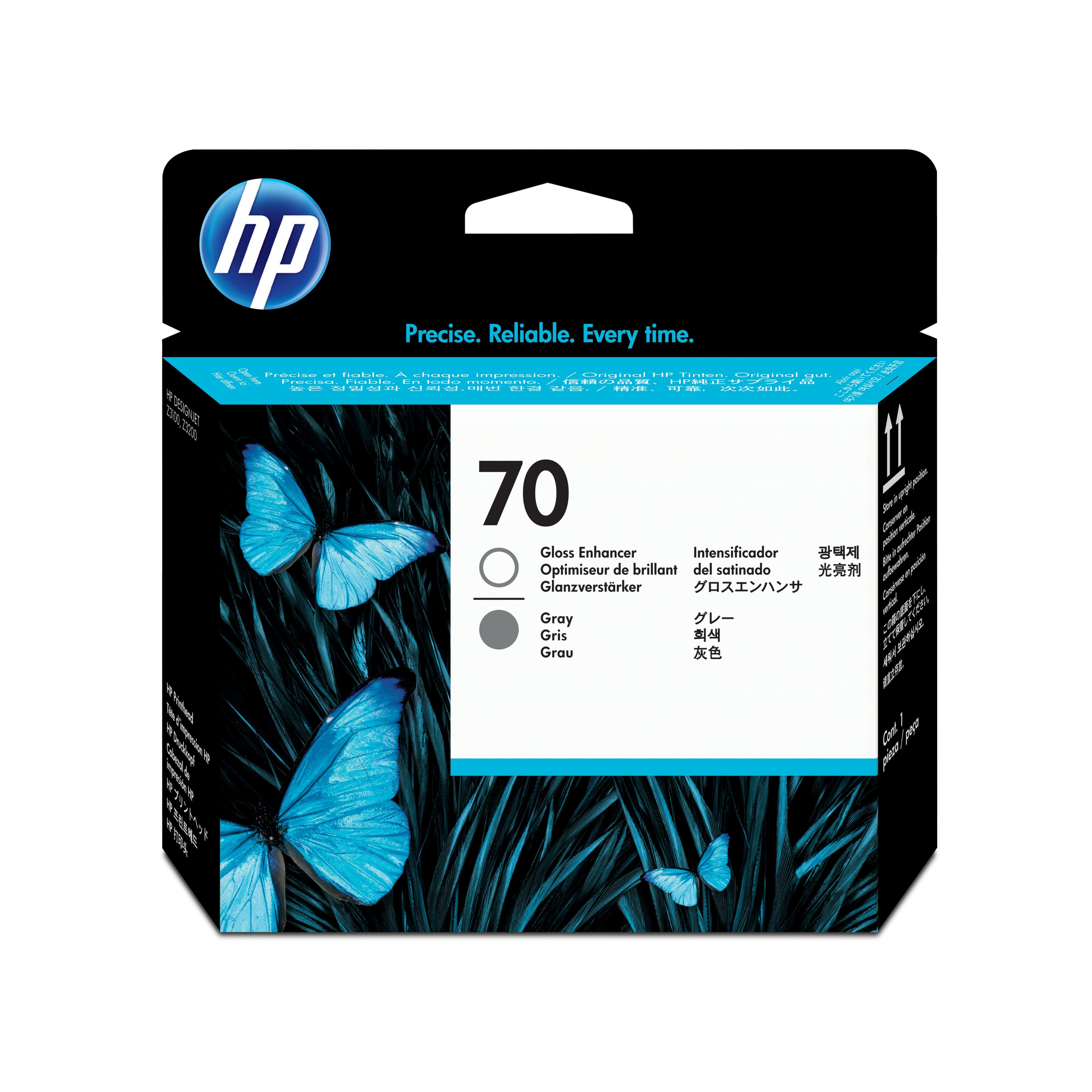 HP 70 - GRIS, ACTIVATEUR DE BRILLANCE - TÊTE D'IMPRESSION - POUR DESIGNJET HD PRO MFP, T120, Z2100, Z3100, Z3100PS, Z3200, Z3200PS, Z5200, Z5400