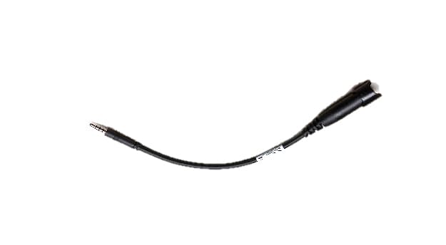 3.5MM COLLARED FEMALE 3.5MM MALE HEADSET ADAPTER CABLE