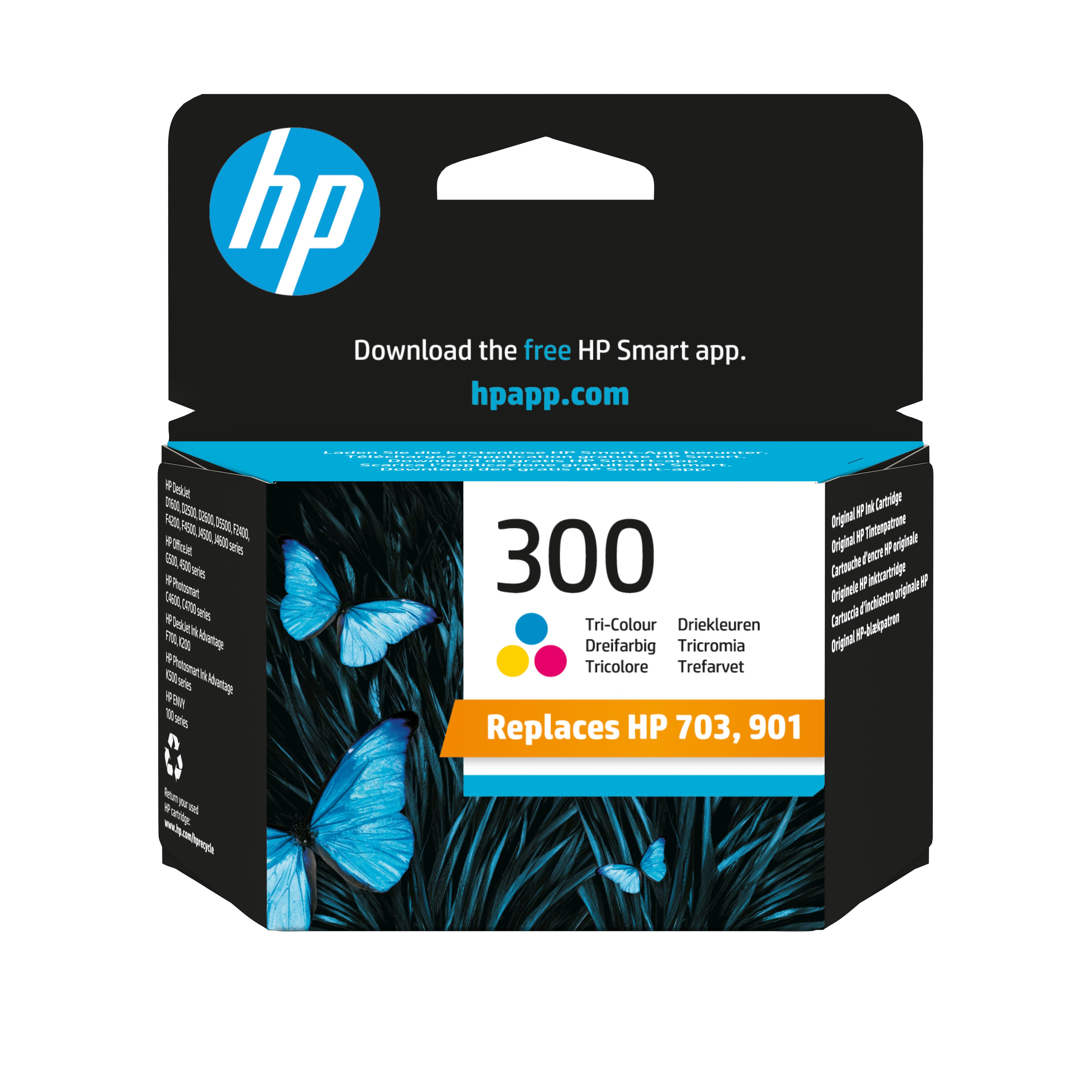 HP 300 - 4 ML - COULEUR (CYAN, MAGENTA, JAUNE) - ORIGINAL - CARTOUCHE D'ENCRE - POUR DESKJET F4210, F4213, F4230, F4235, F4250, F4273, F4274, F4275, F4283, F4288, F4292, F4293
