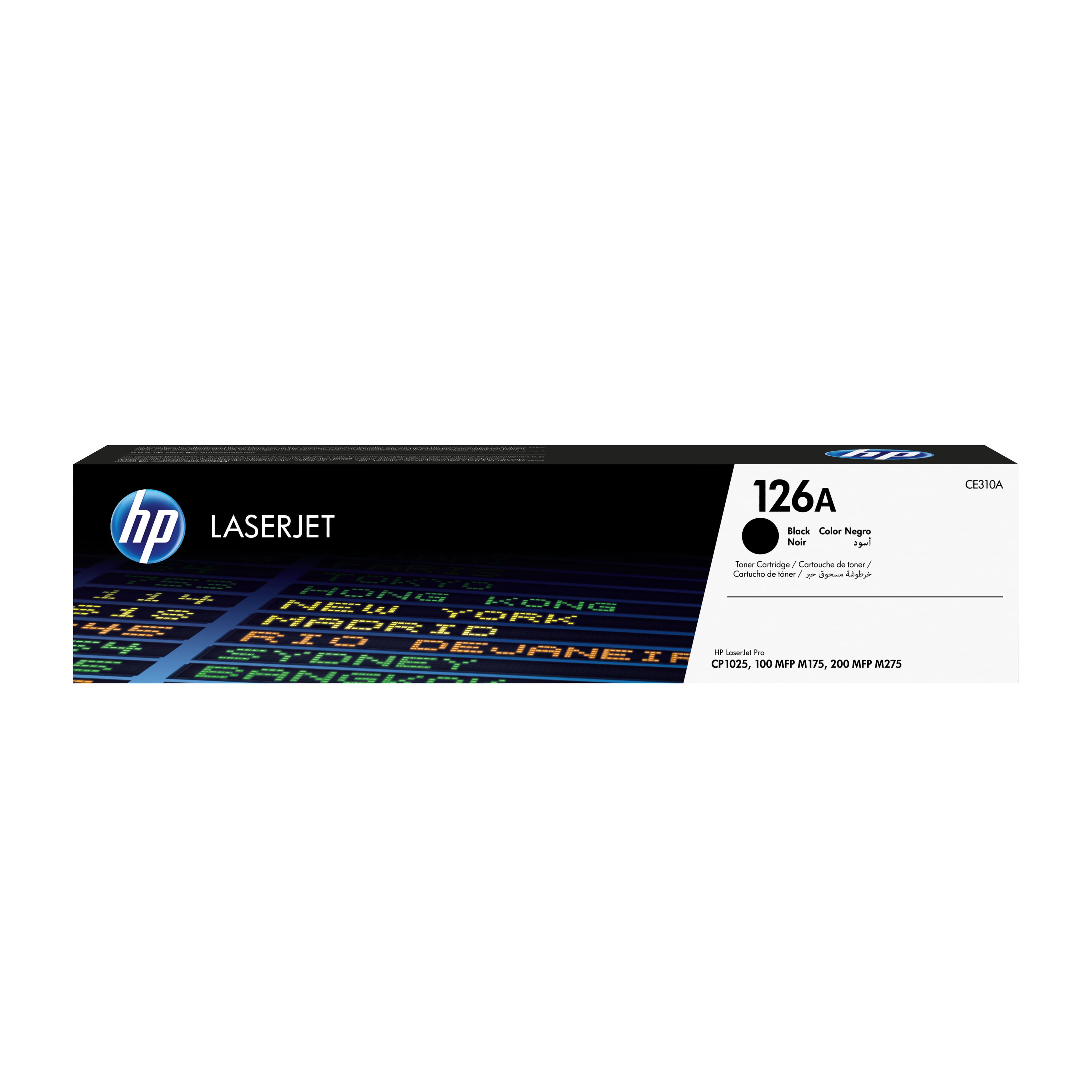 HP 126A - NOIR - ORIGINAL - LASERJET - CARTOUCHE DE TONER (CE310A) - POUR COLOR LASERJET PRO CP1025, LASERJET PRO MFP M175, TOPSHOT LASERJET PRO M275