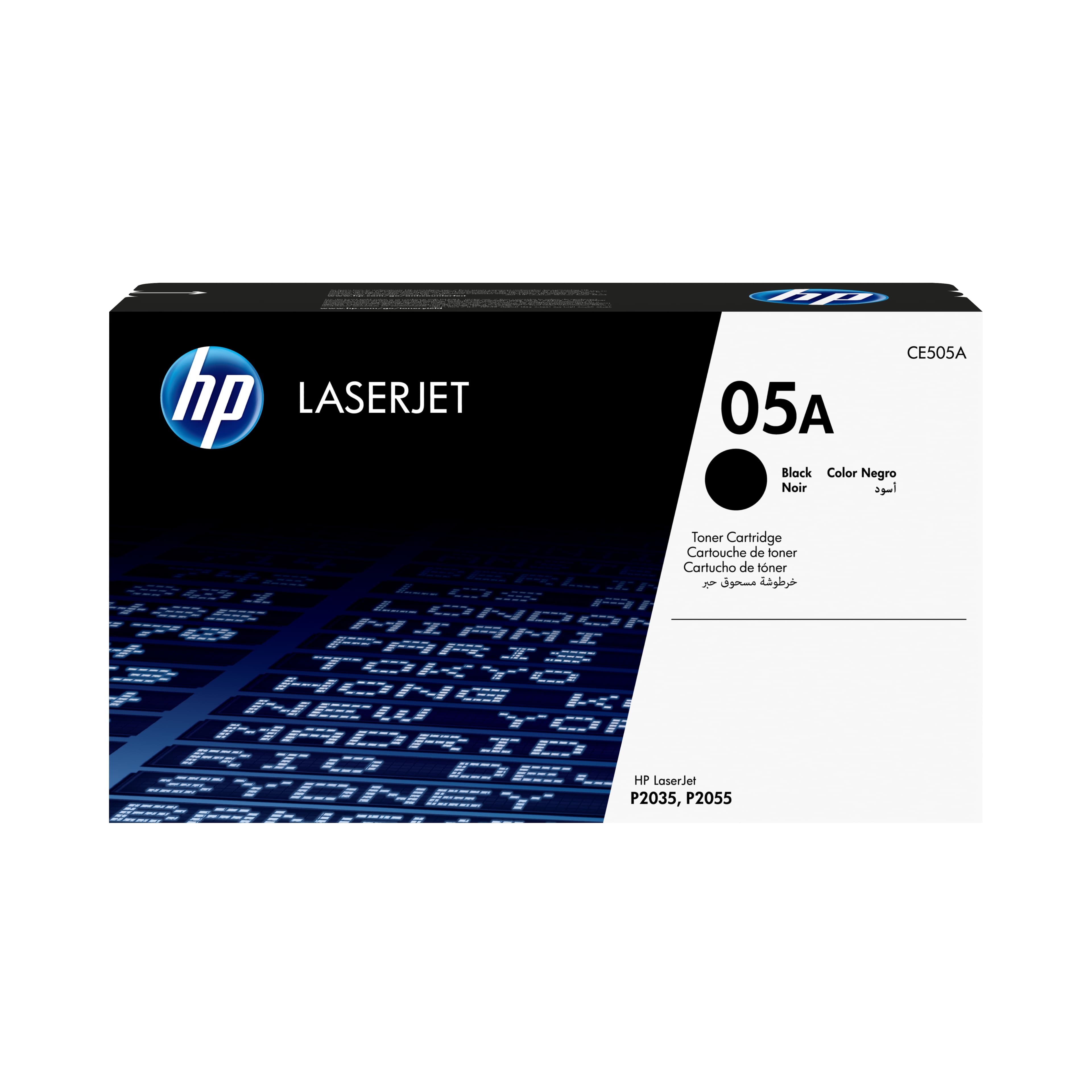 HP 05A - NOIR - ORIGINAL - LASERJET - CARTOUCHE DE TONER (CE505A) - POUR LASERJET P2035, P2035N, P2055, P2055D, P2055DN, P2055X