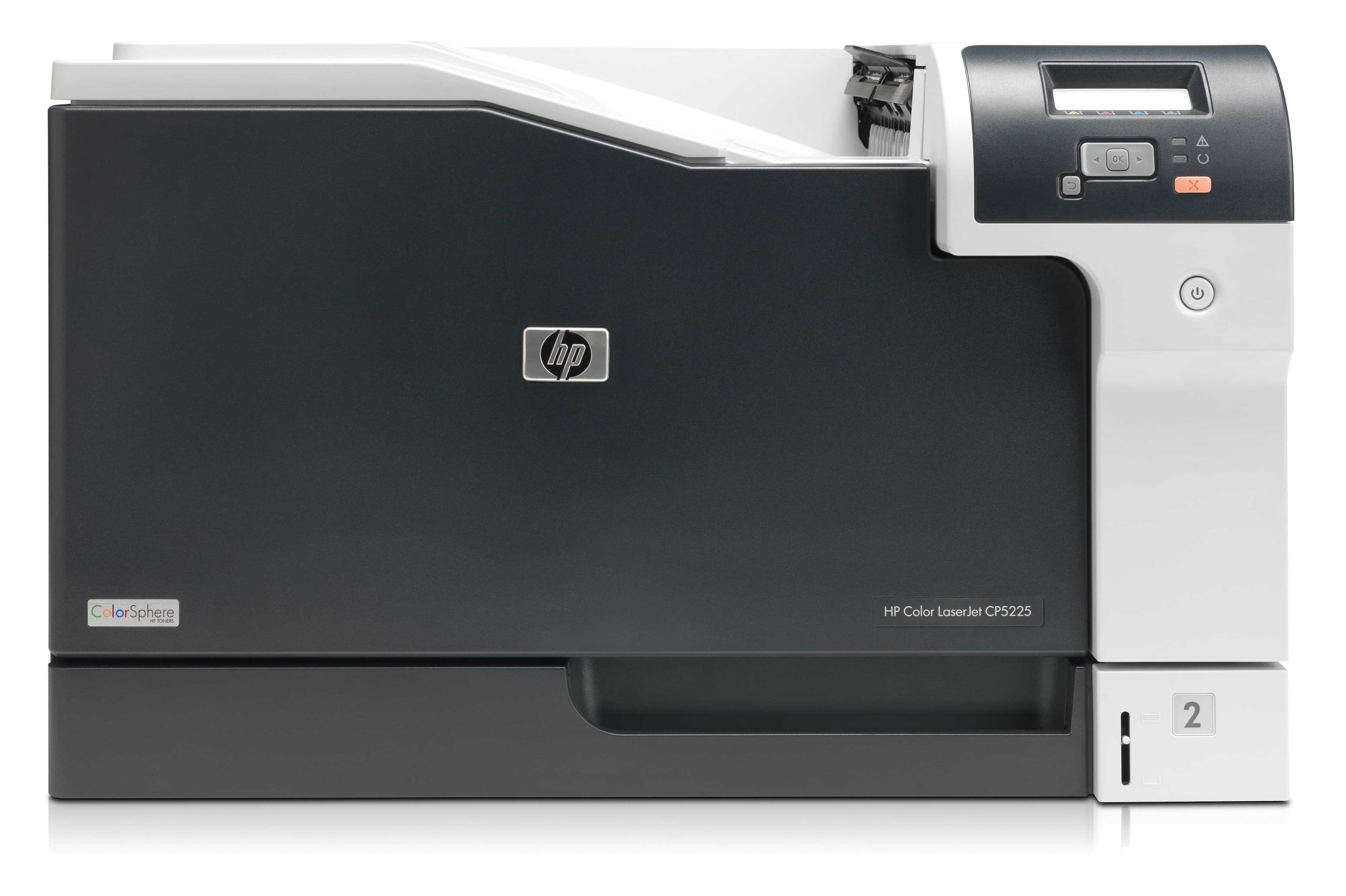 HP COLOR LASERJET PROFESSIONAL CP5225N - IMPRIMANTE - COULEUR - LASER - A3 - 600 PPP - JUSQU'À 20 PPM (MONO) / JUSQU'À 20 PPM (COULEUR) - CAPACITÉ : 350 FEUILLES - USB, LAN