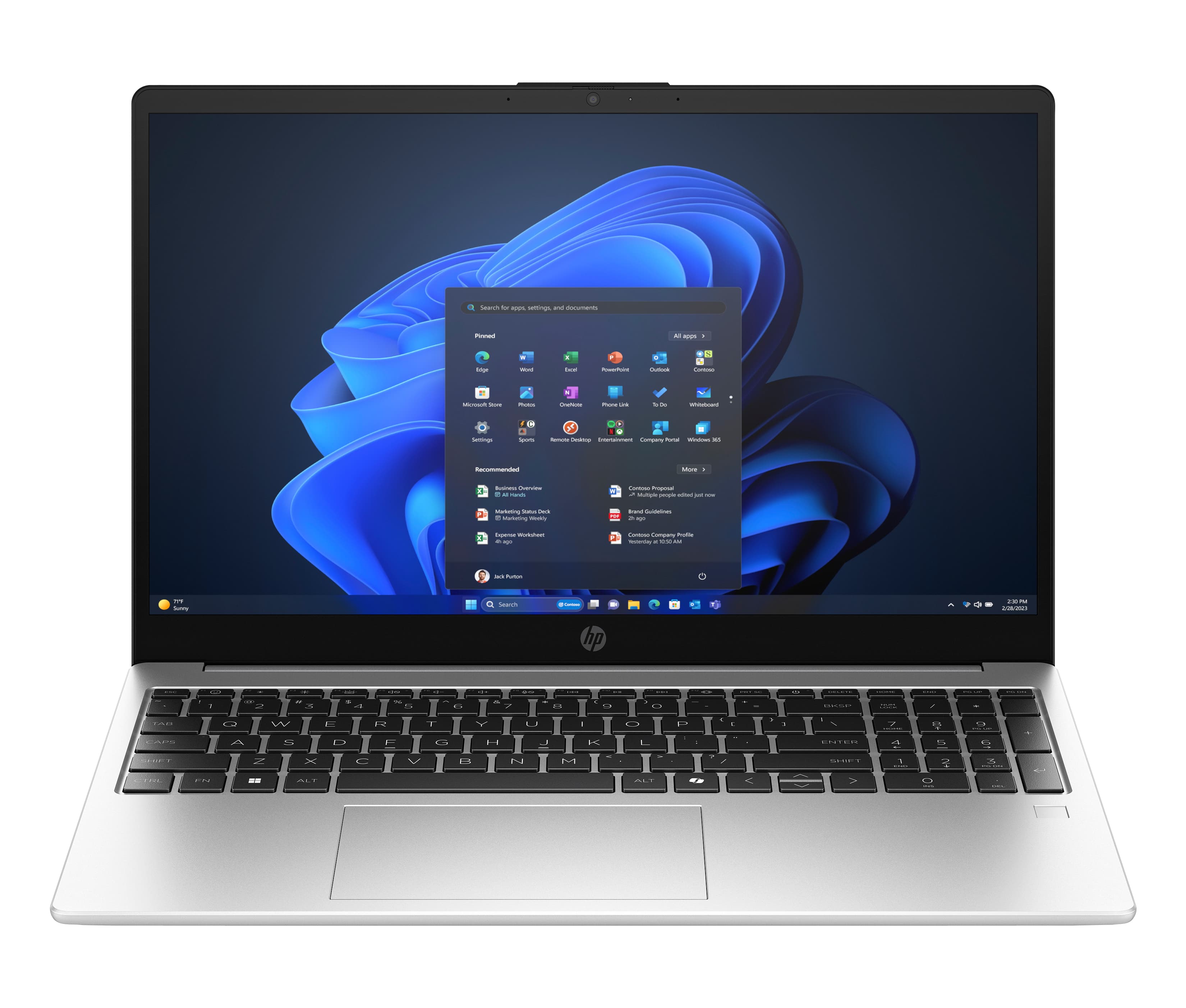 HP 250R G10 NOTEBOOK - INTEL CORE 3 - 100U / JUSQU'À 4.7 GHZ - WIN 11 HOME - INTEL GRAPHICS - 8 GO RAM - 256 GO SSD NVME - 15.6" SVA 1920 X 1080 (FULL HD) - WI-FI 6, BLUETOOTH - ARGENT TURBO, FLINT OPAQUE (CLAVIER) - CLAVIER : FRANÇAIS