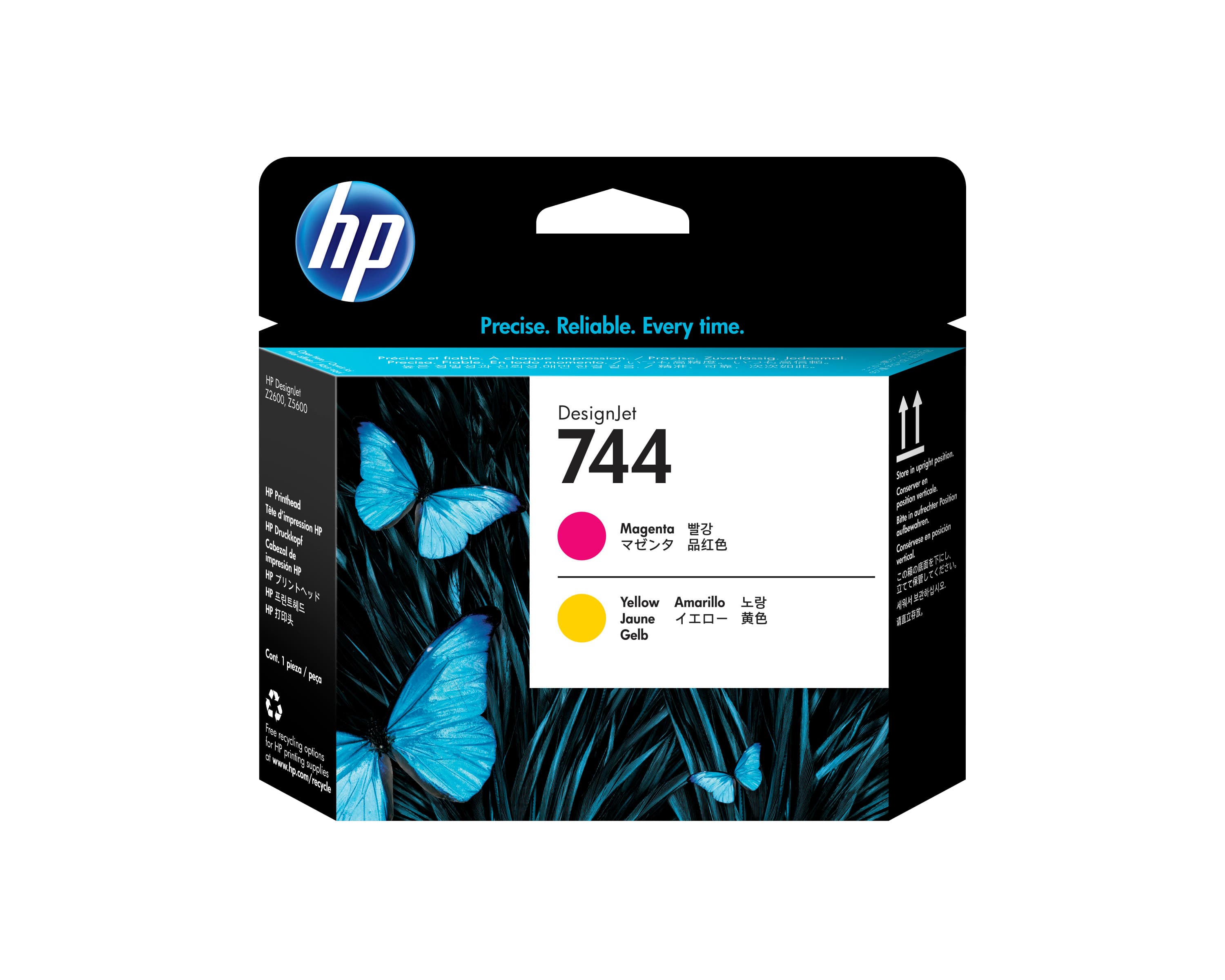 HP 744 - JAUNE, MAGENTA - TÊTE D'IMPRESSION - POUR DESIGNJET Z2600 POSTSCRIPT, Z5600 POSTSCRIPT