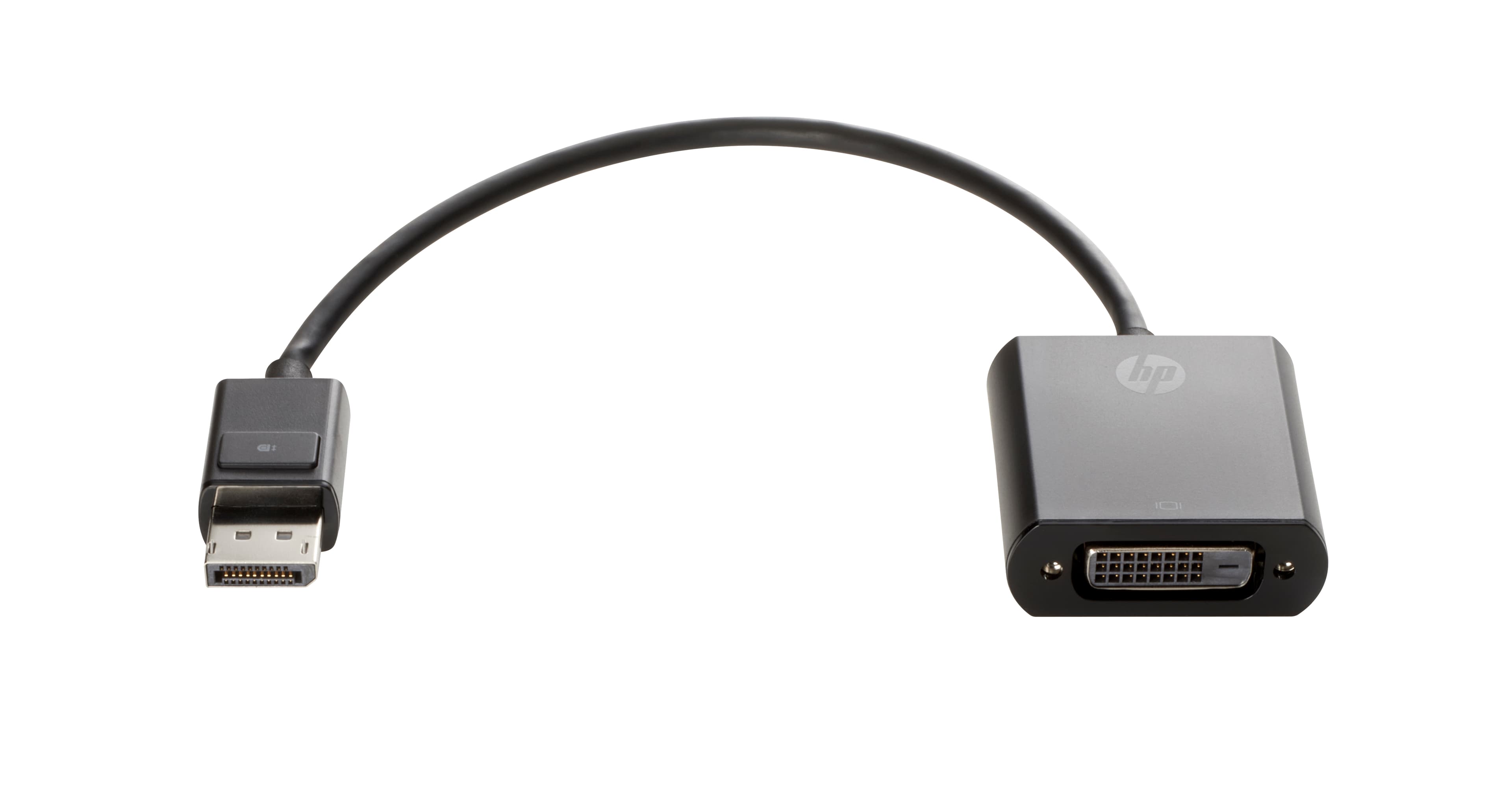 HP - ADAPTATEUR DISPLAYPORT - LIAISON SIMPLE - DISPLAYPORT (M) POUR DVI-D (F) - 19 CM - VERROUILLÉ