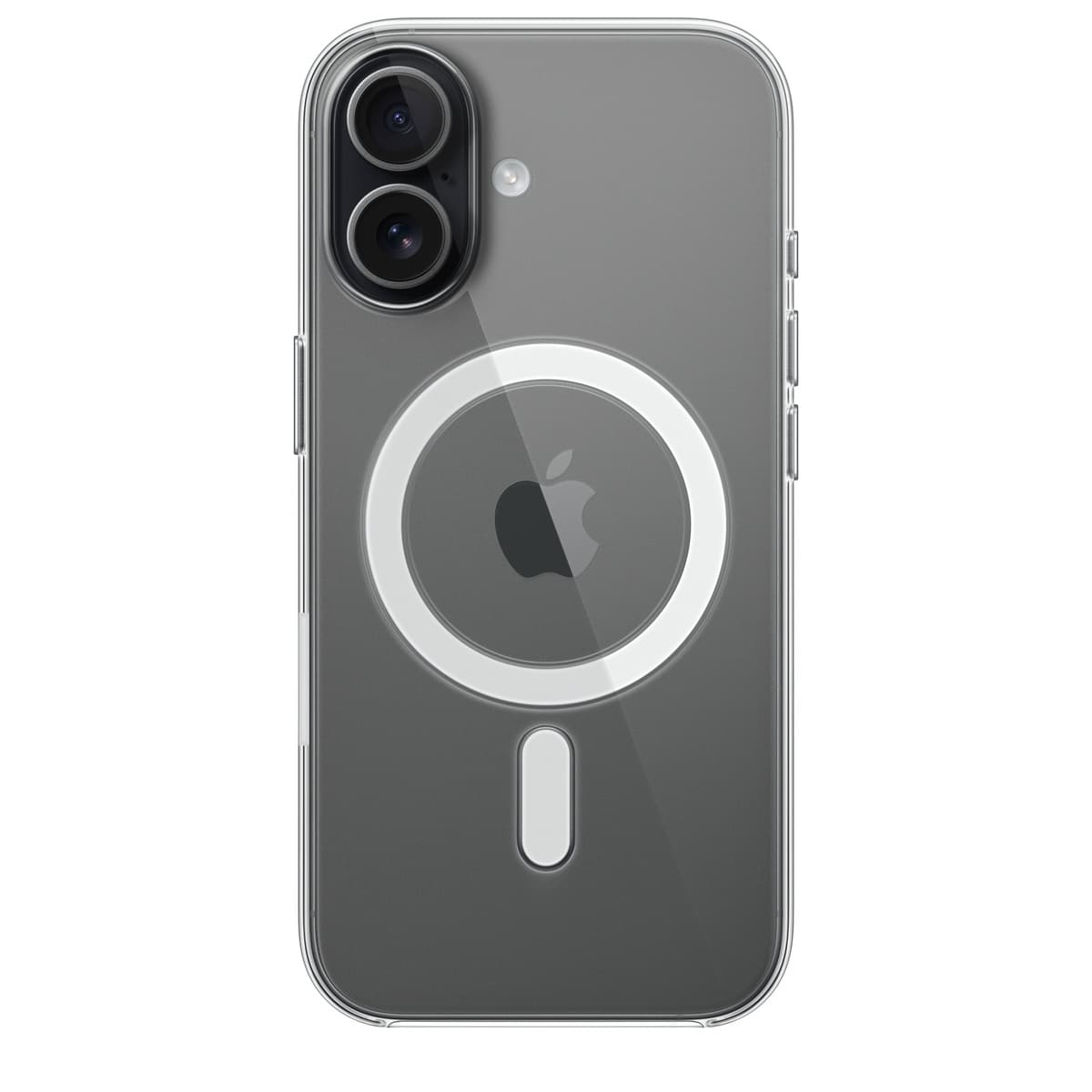 APPLE - COQUE DE PROTECTION POUR TÉLÉPHONE PORTABLE - COMPATIBILITÉ AVEC MAGSAFE - POLYCARBONATE - CLAIR - POUR IPHONE 17