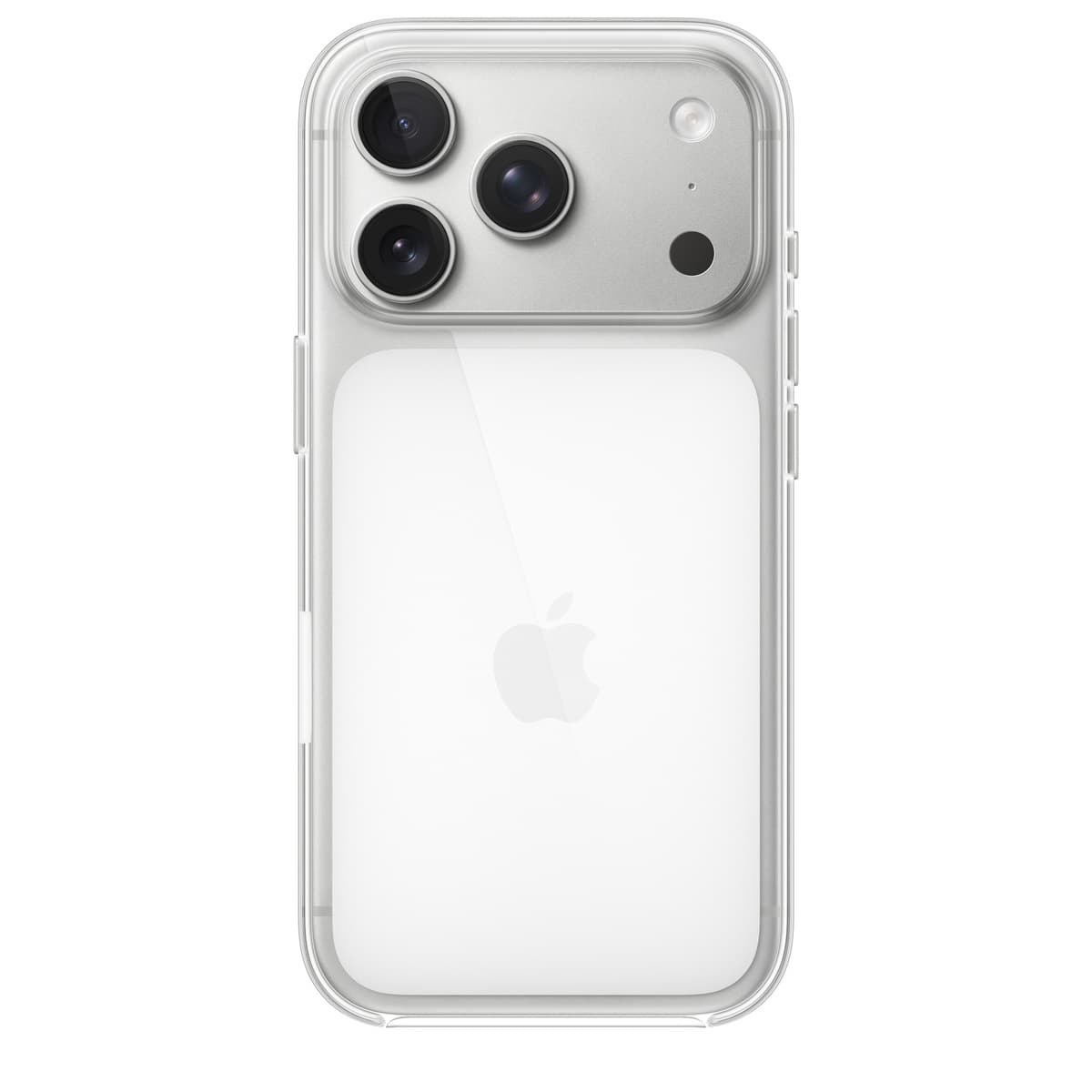 APPLE - COQUE DE PROTECTION POUR TÉLÉPHONE PORTABLE - COMPATIBILITÉ AVEC MAGSAFE - POLYCARBONATE - CLAIR - POUR IPHONE 17 PRO