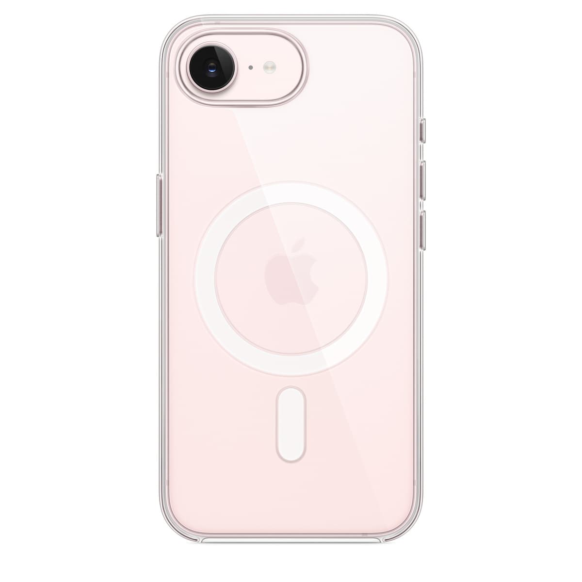 APPLE - COQUE DE PROTECTION POUR TÉLÉPHONE PORTABLE - COMPATIBILITÉ AVEC MAGSAFE - POLYCARBONATE - CLAIR - POUR IPHONE 17E