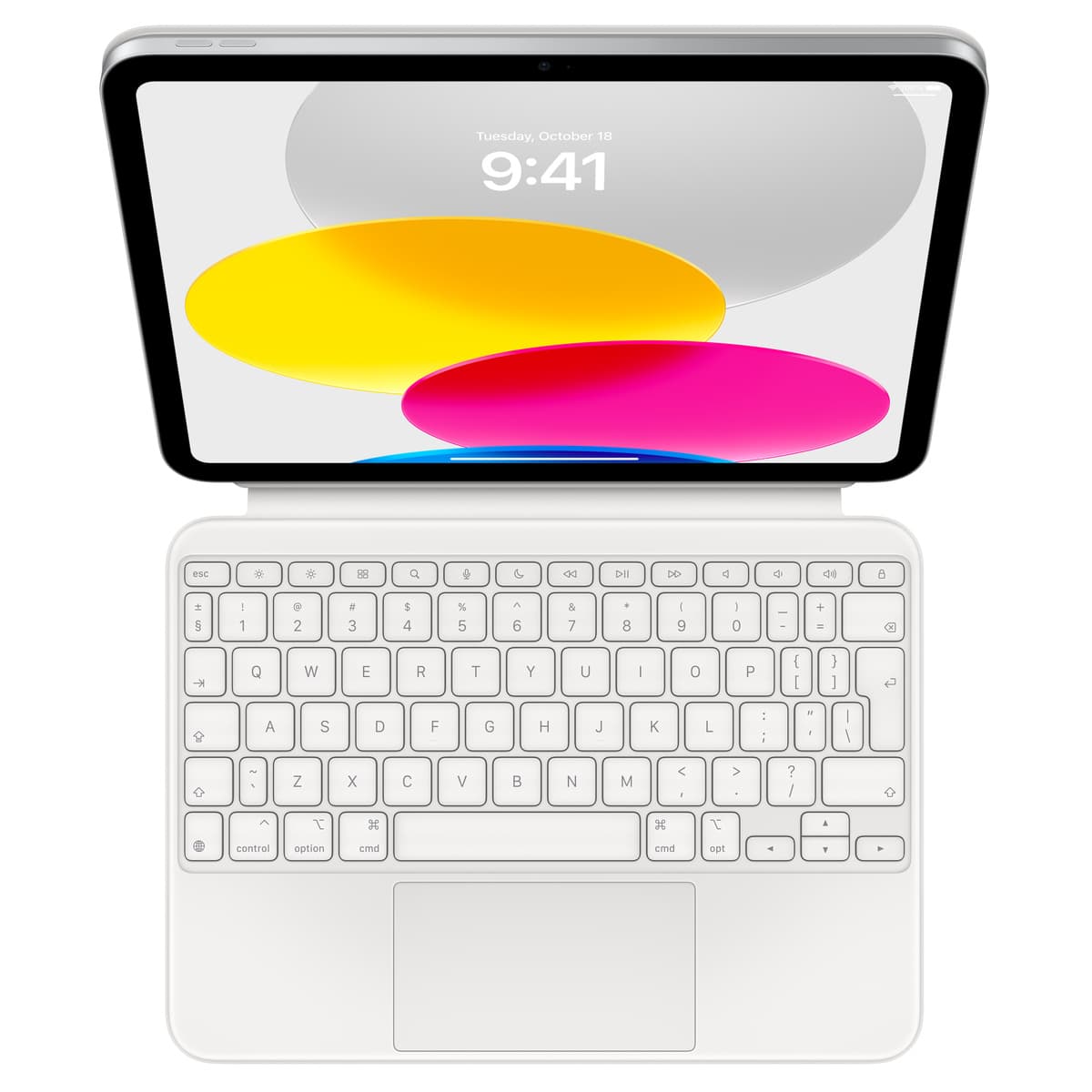 APPLE MAGIC KEYBOARD FOLIO - CLAVIER ET ÉTUI - AVEC TRACKPAD - APPLE SMART CONNECTOR - QWERTY - ANGLAIS INTERNATIONAL - POUR 10.9-INCH IPAD (10ÈME GÉNÉRATION), IPAD A16 WI-FI, A16 WI-FI + CELLULAR